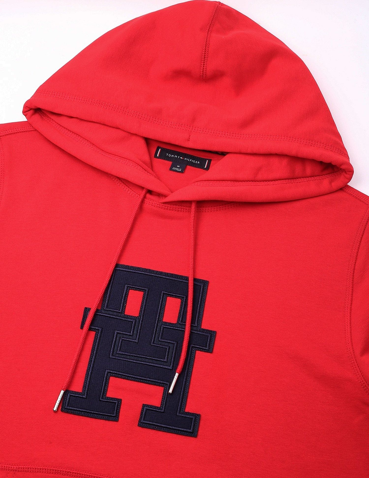 Tommy Hilfiger Embroidered Logo Regular-Fit Cotton Hooded Sweatshirt
