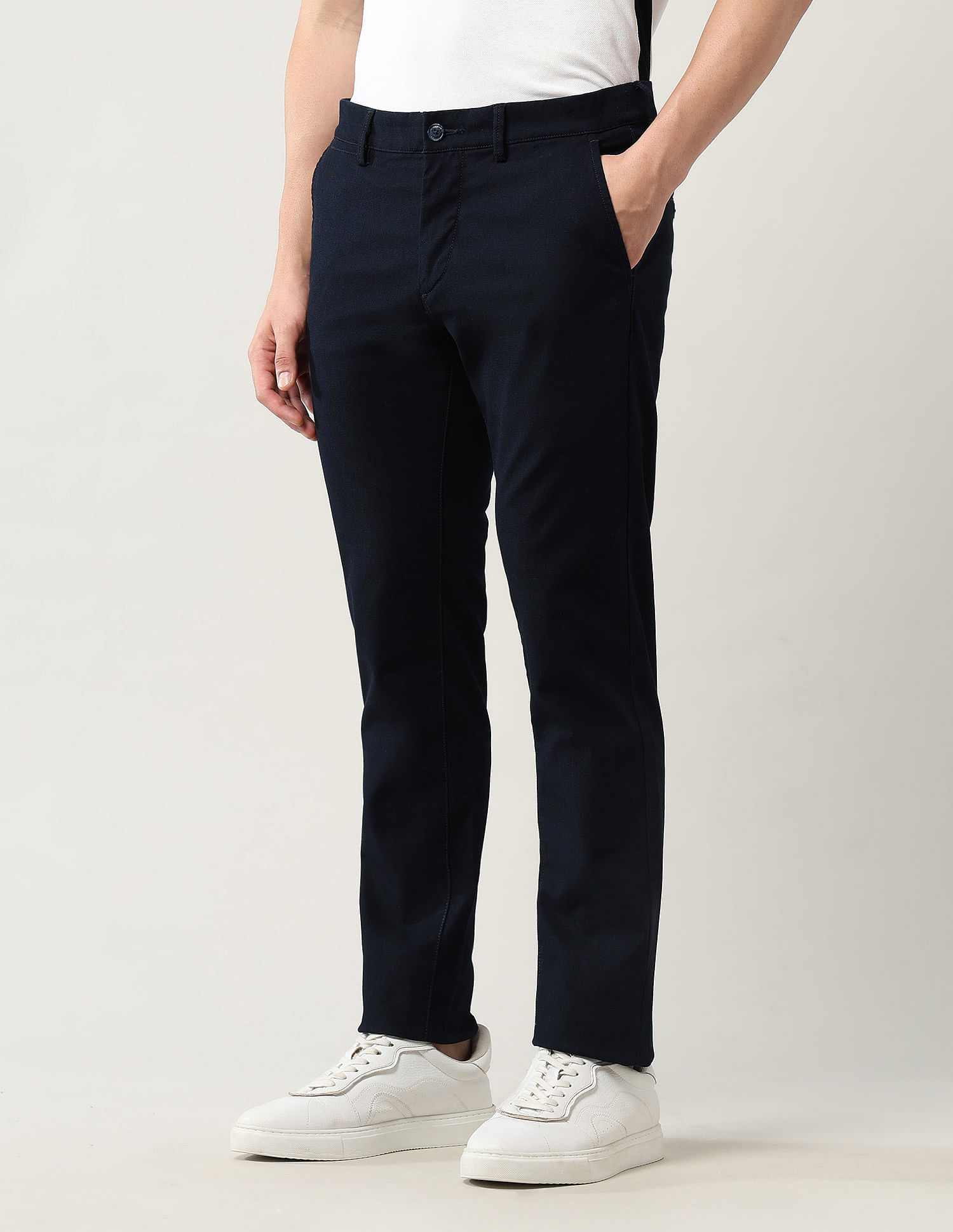 Arrow Sport Slim Fit Dobby Trousers
