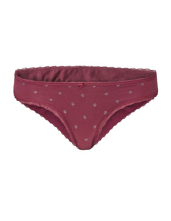 Aeropostale Glitter Polka Dot Panties