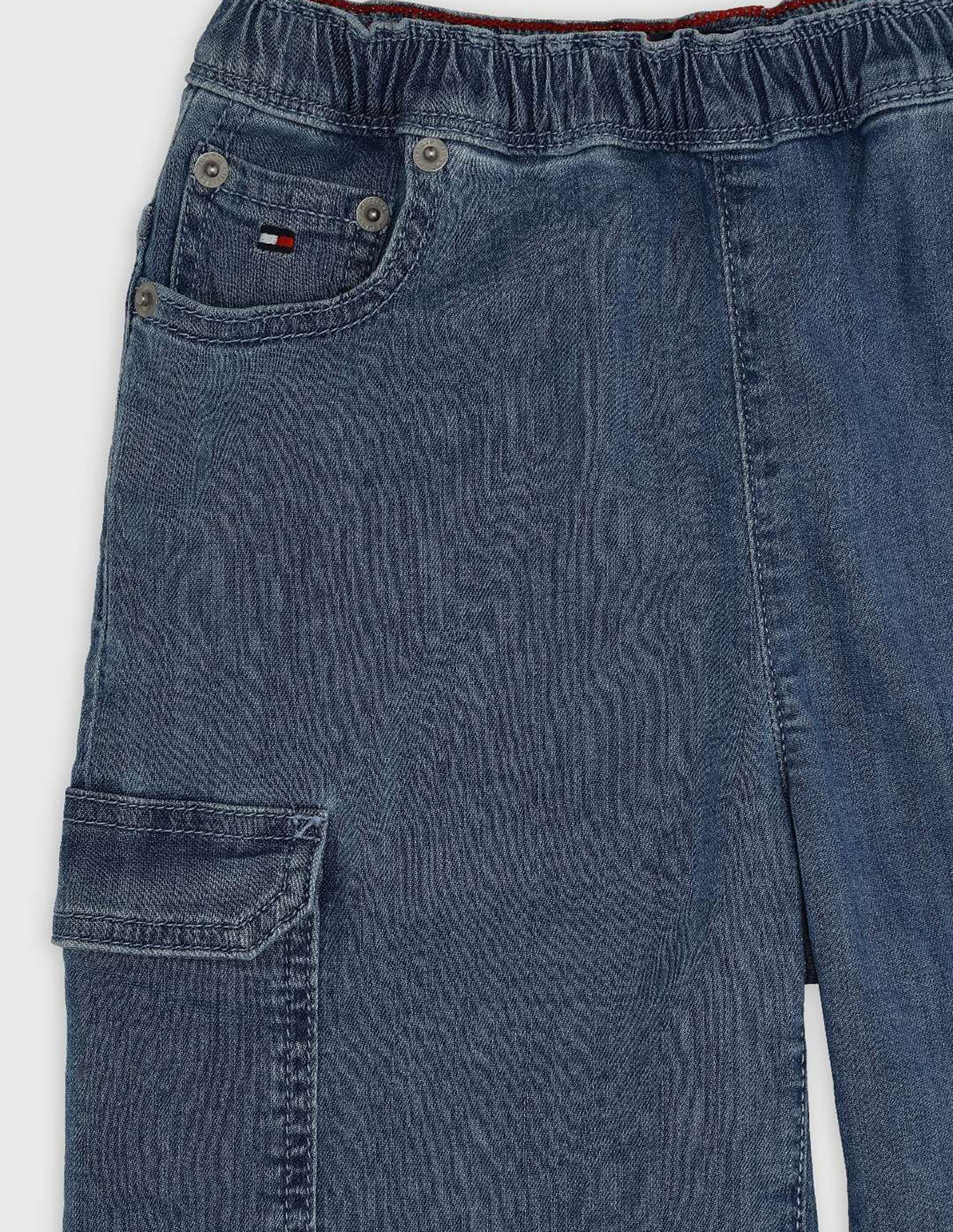 Tommy Hilfiger Kids Boys Solid Regular-Fit Cotton Shorts