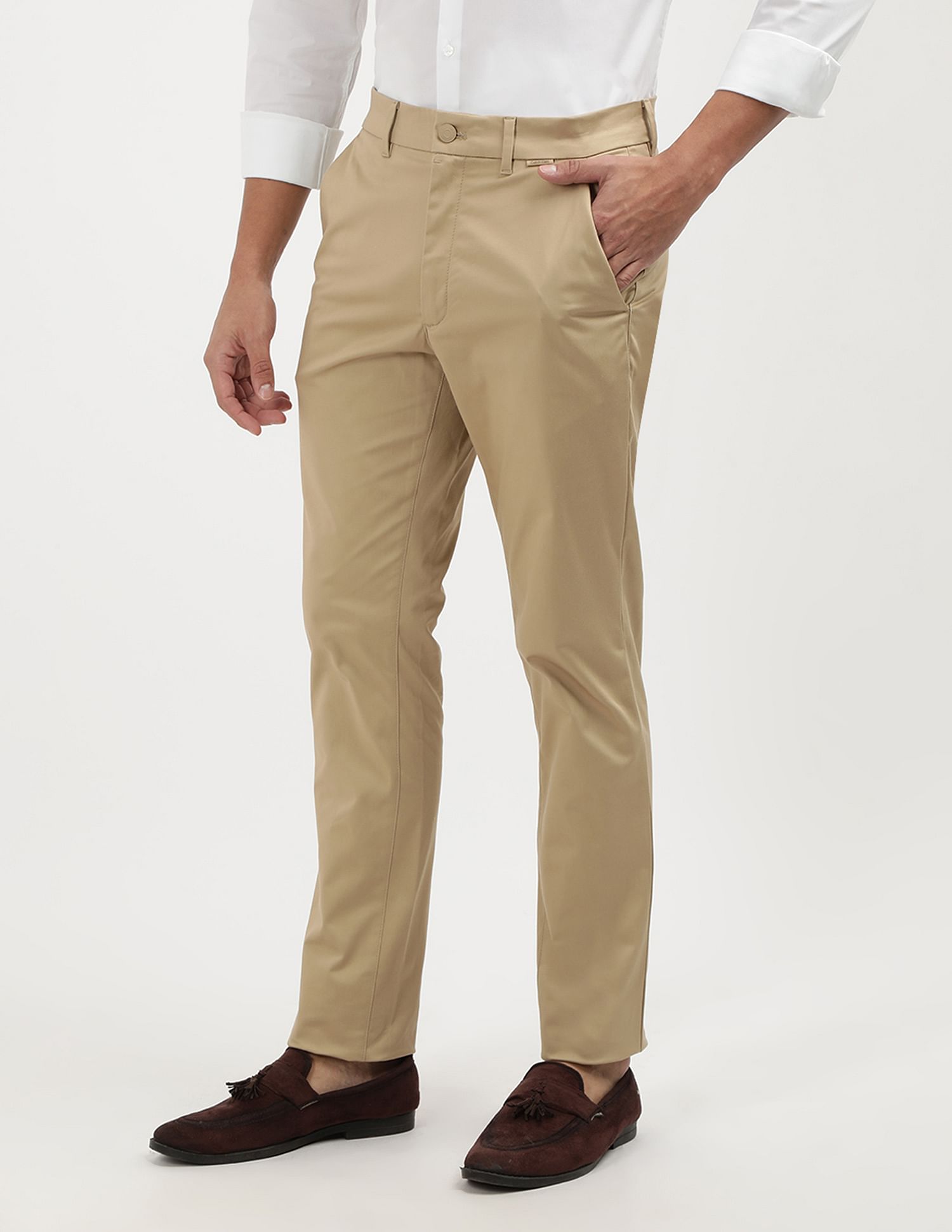 Calvin Klein Jeans Sateen Stretch Slim Chinos