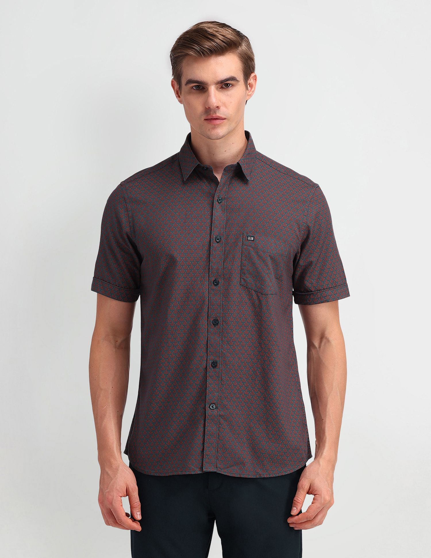 Arrow Sport Liberty Classic Fit All-over Print Shirt