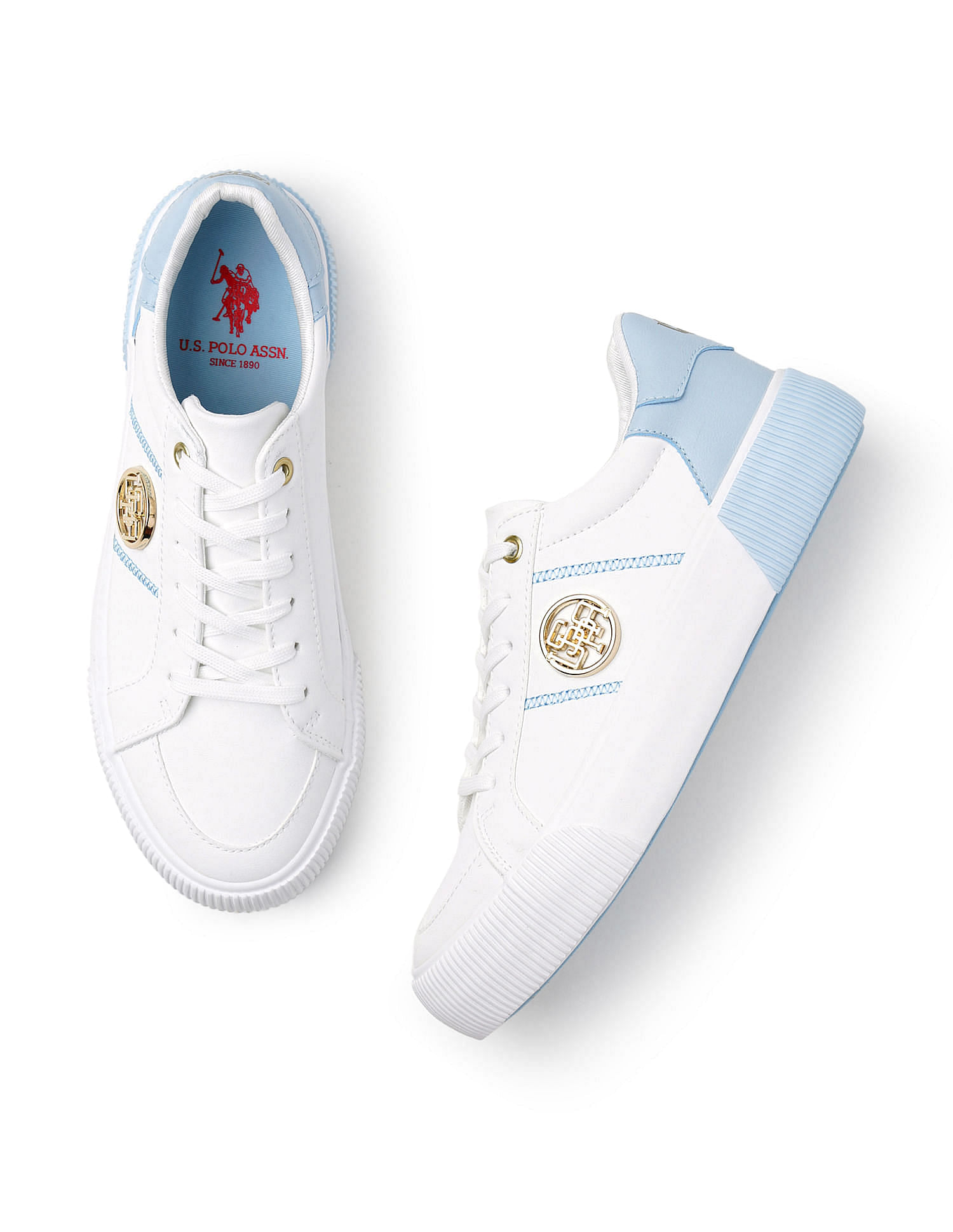 U.S. Polo Assn. Women Round Toe Logo Katy 2.0 Sneakers