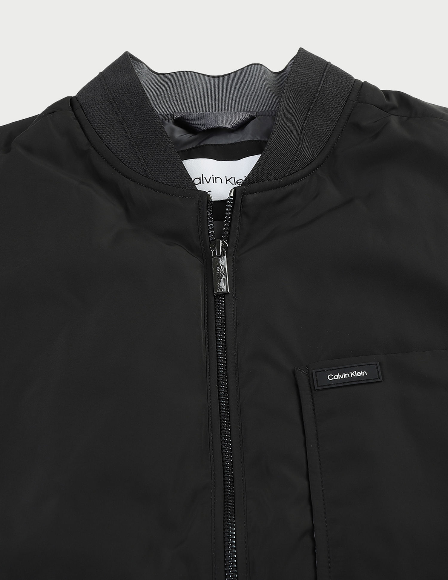 Calvin Klein Jeans Regular Fit Solid Casual Jacket