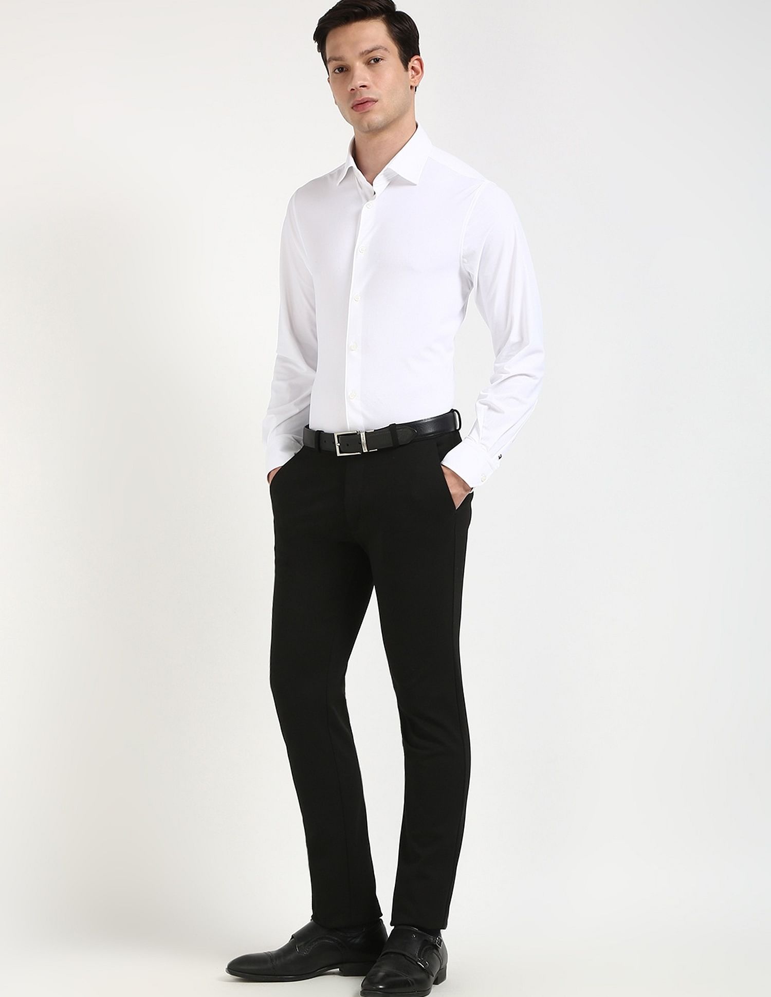 Tommy Hilfiger White Men's Shirt for Crisp Look