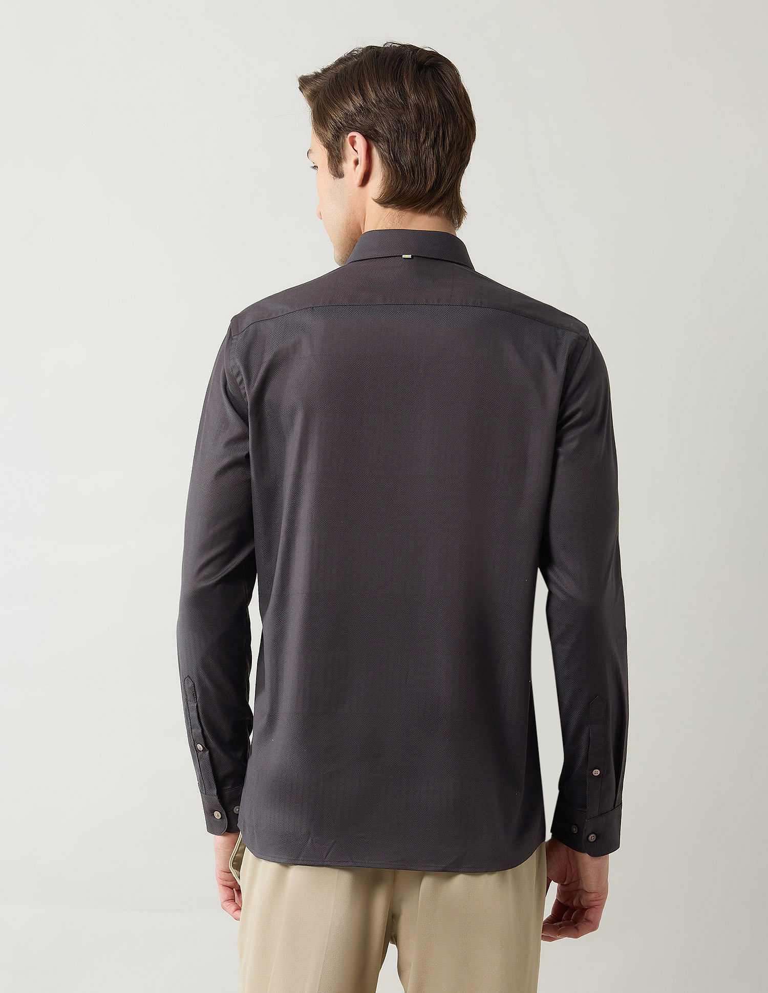 Arrow Newyork Pure Cotton Textured Shirt