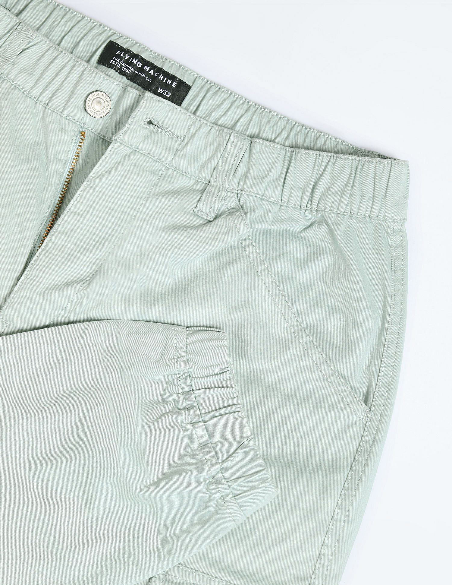 Flying Machine Mid Rise Slim Fit Cargo Pants