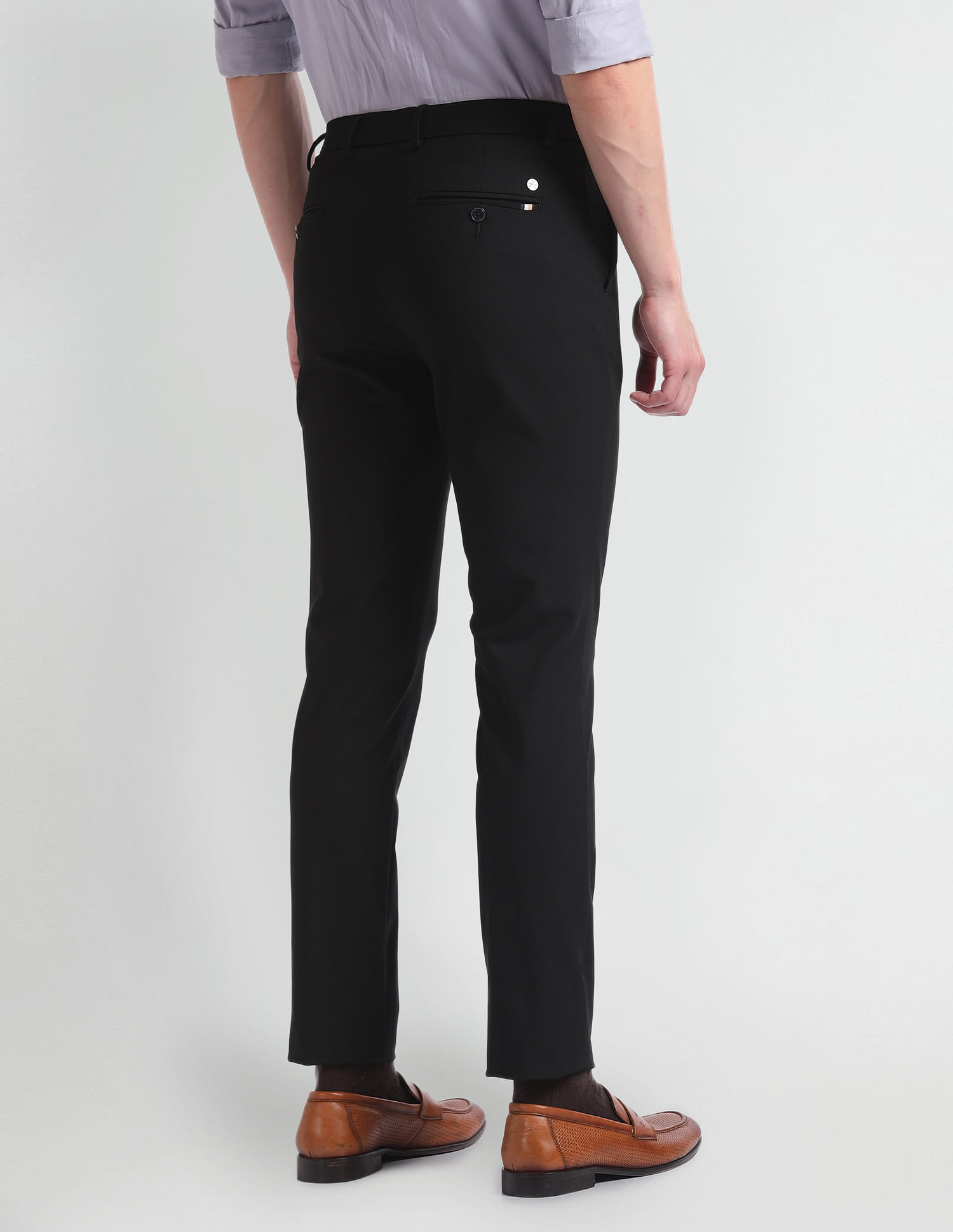 Arrow Newyork Mid Rise Super Slim Fit Trousers