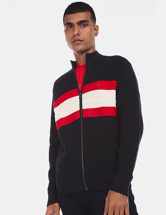 Buy Tommy Hilfiger Men Navy Chest 
