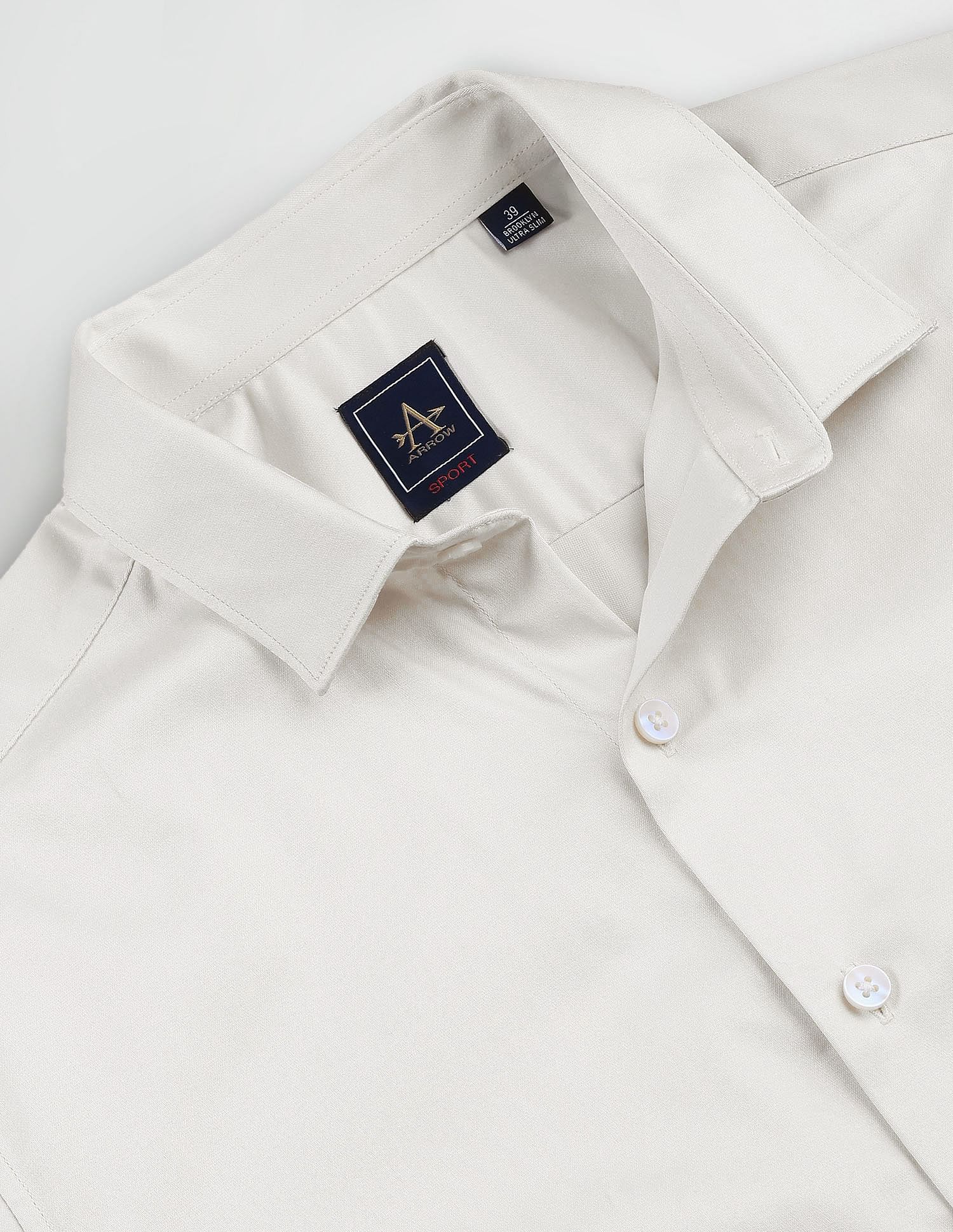 Arrow Sports Brooklyn Ultra Slim Fit Solid Shirt