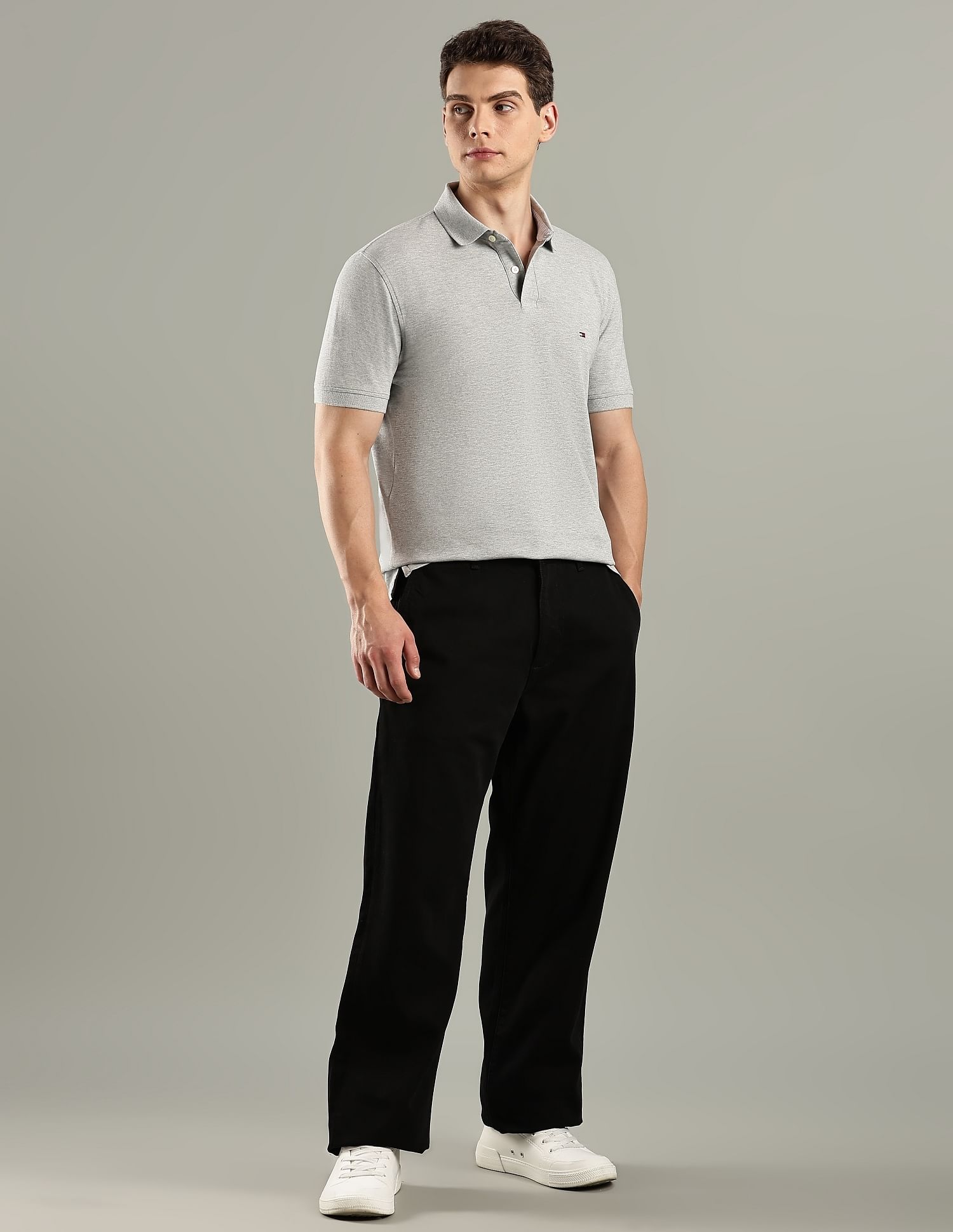 Tommy Hilfiger Printed Regular-Fit Cotton Polo T-Shirt