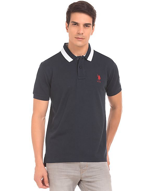 U.S. Polo Assn. Slim Fit Pique Polo Shirt