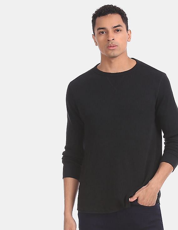 Buy GAP Black Long Sleeve Knit T Shirt NNNOW