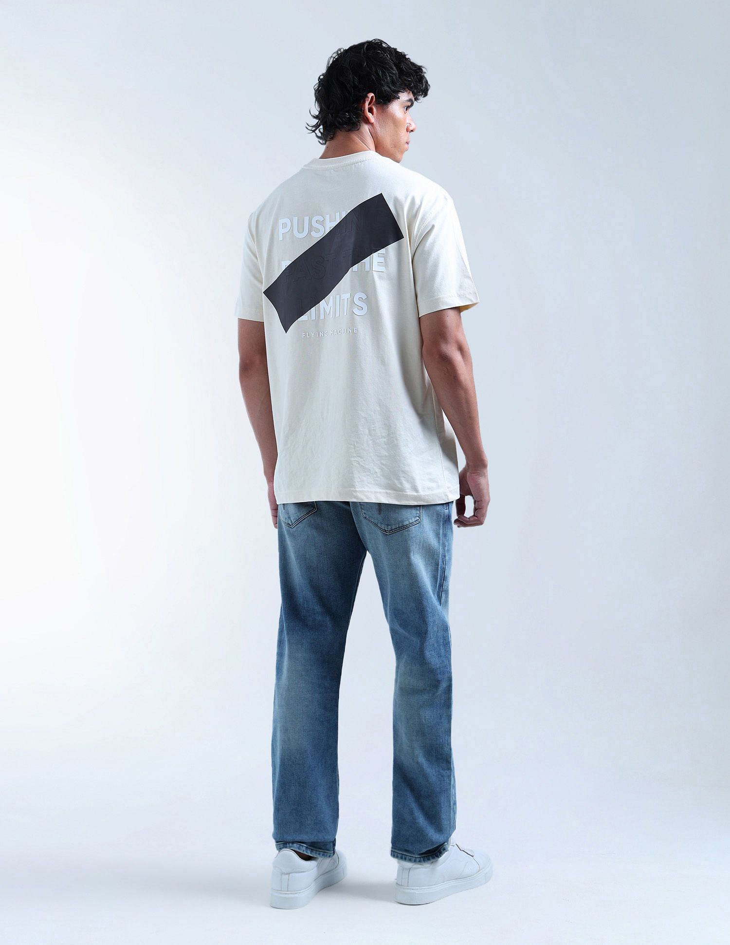 Flying Machine F-Jango Straight Fit Stone Washed Jeans