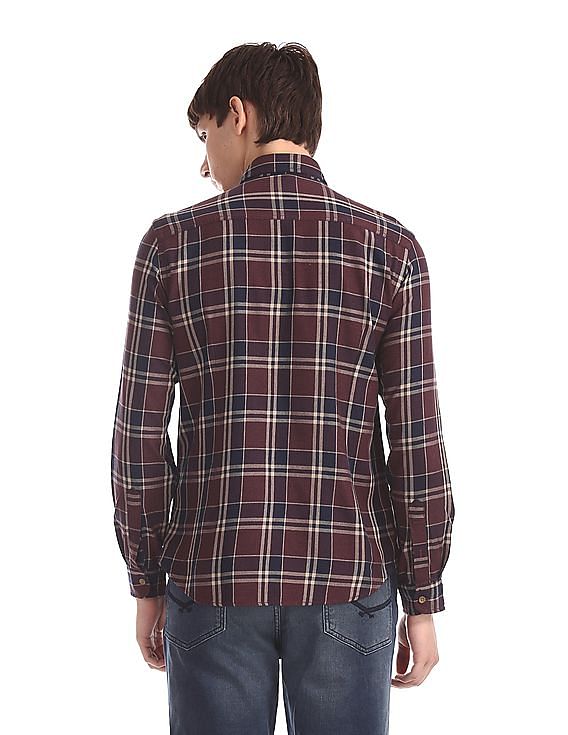 U.S. Polo Assn. Denim Co. Button Down Collar Check Shirt