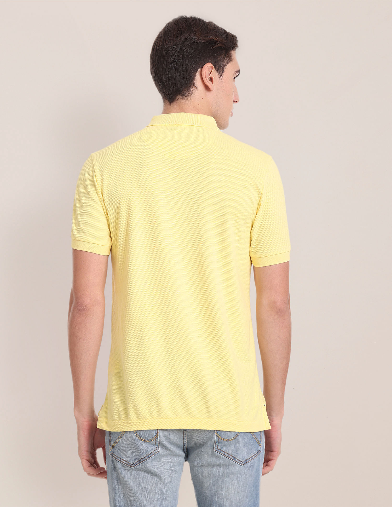 U.S. Polo Assn. Slim Fit Popcorn Polo Shirt