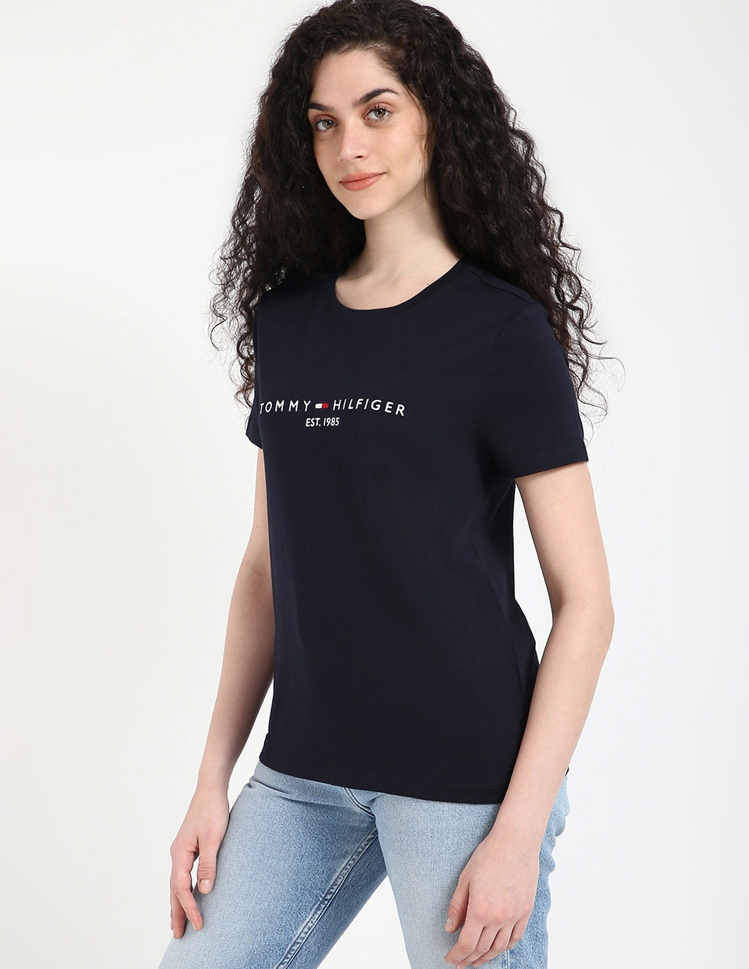 Tommy Hilfiger Embroidered Logo Regular-Fit Cotton T-Shirt