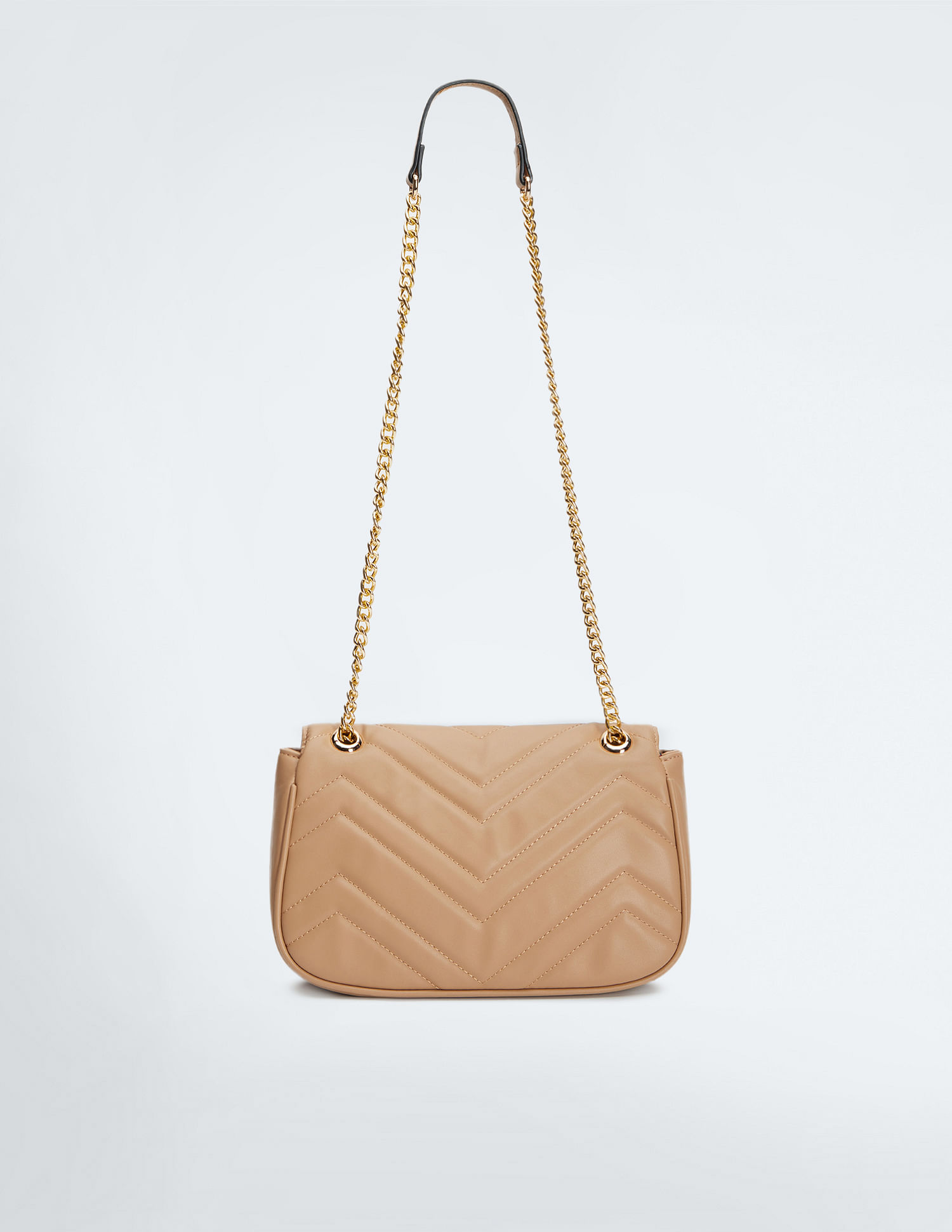 Chevron Quilted Crossbody Bag