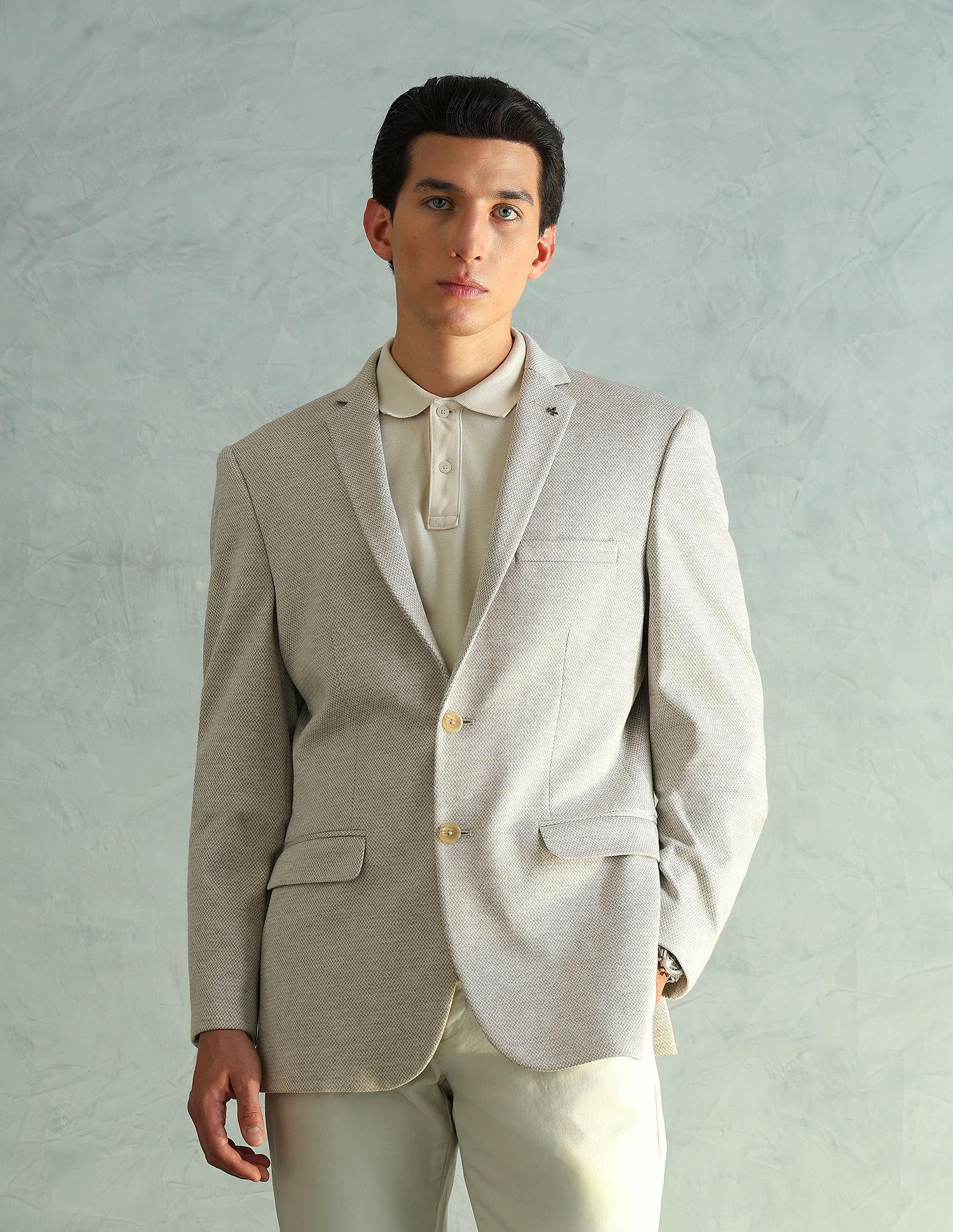 Arrow Slim Fit Smart Knit Blazer