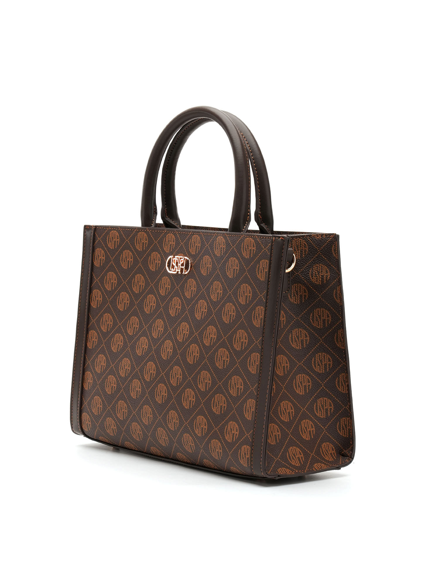 U.S. Polo Assn. Bernice Monogram Satchel Bag