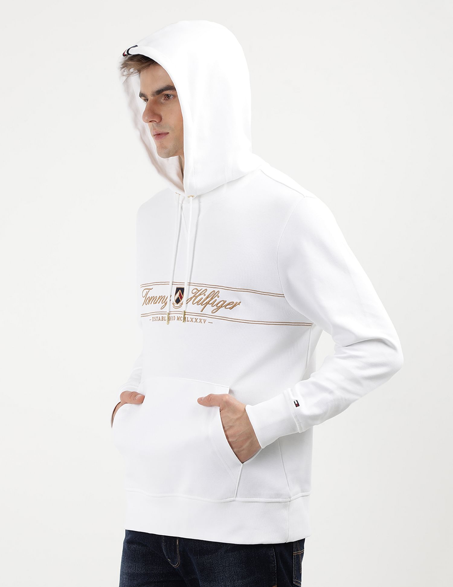 Tommy Hilfiger Brand Signature Hood Sweatshirt