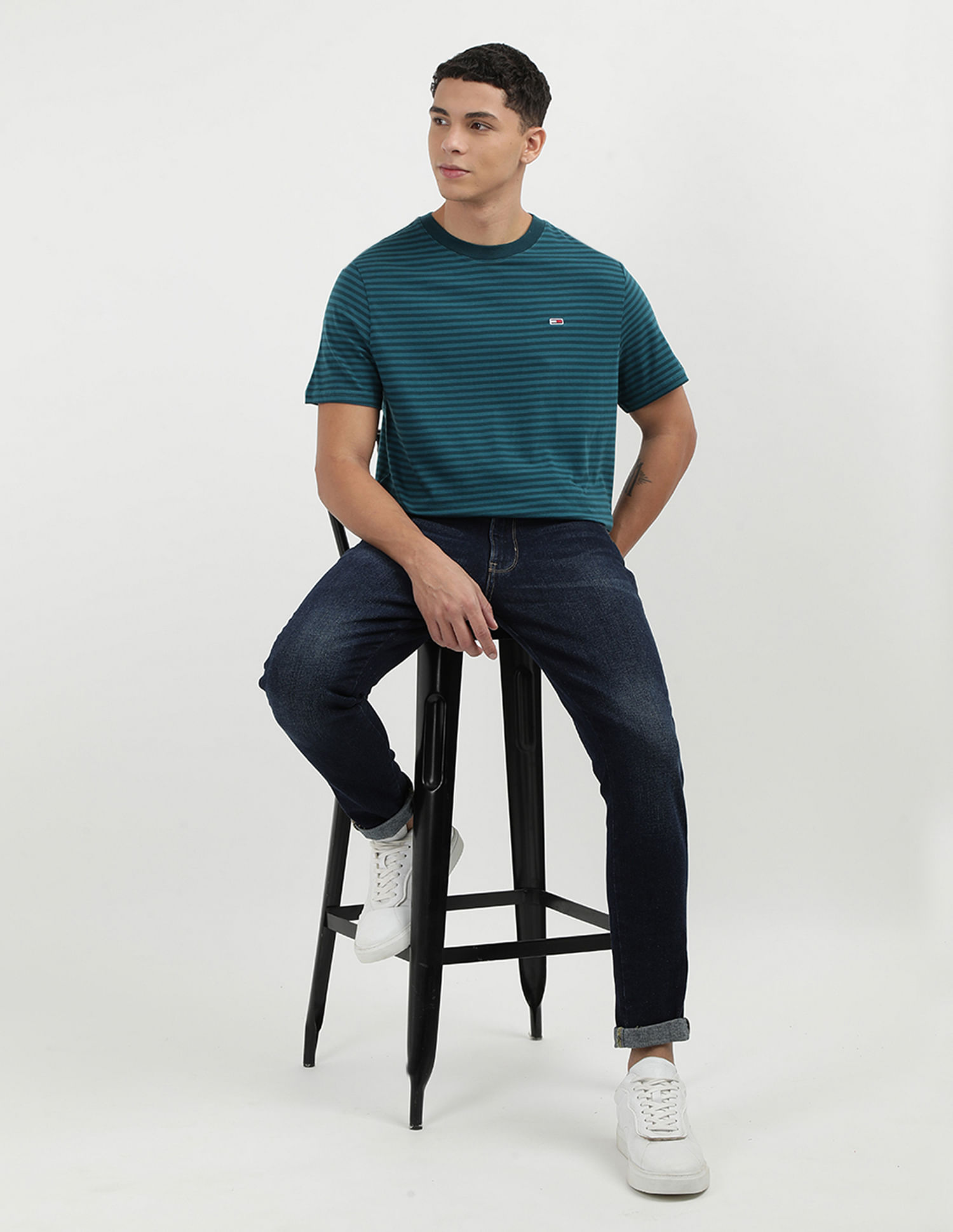 Tommy Hilfiger Horizontal Stripes Slim Fit T-Shirt