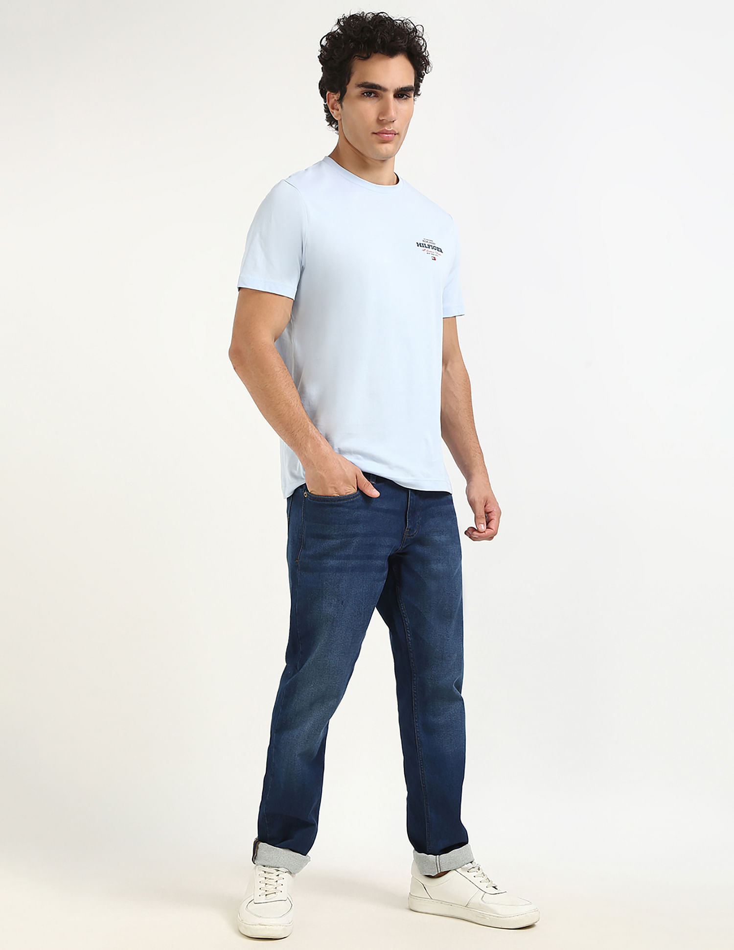 Tommy Hilfiger Logo Regular-Fit Cotton T-Shirt