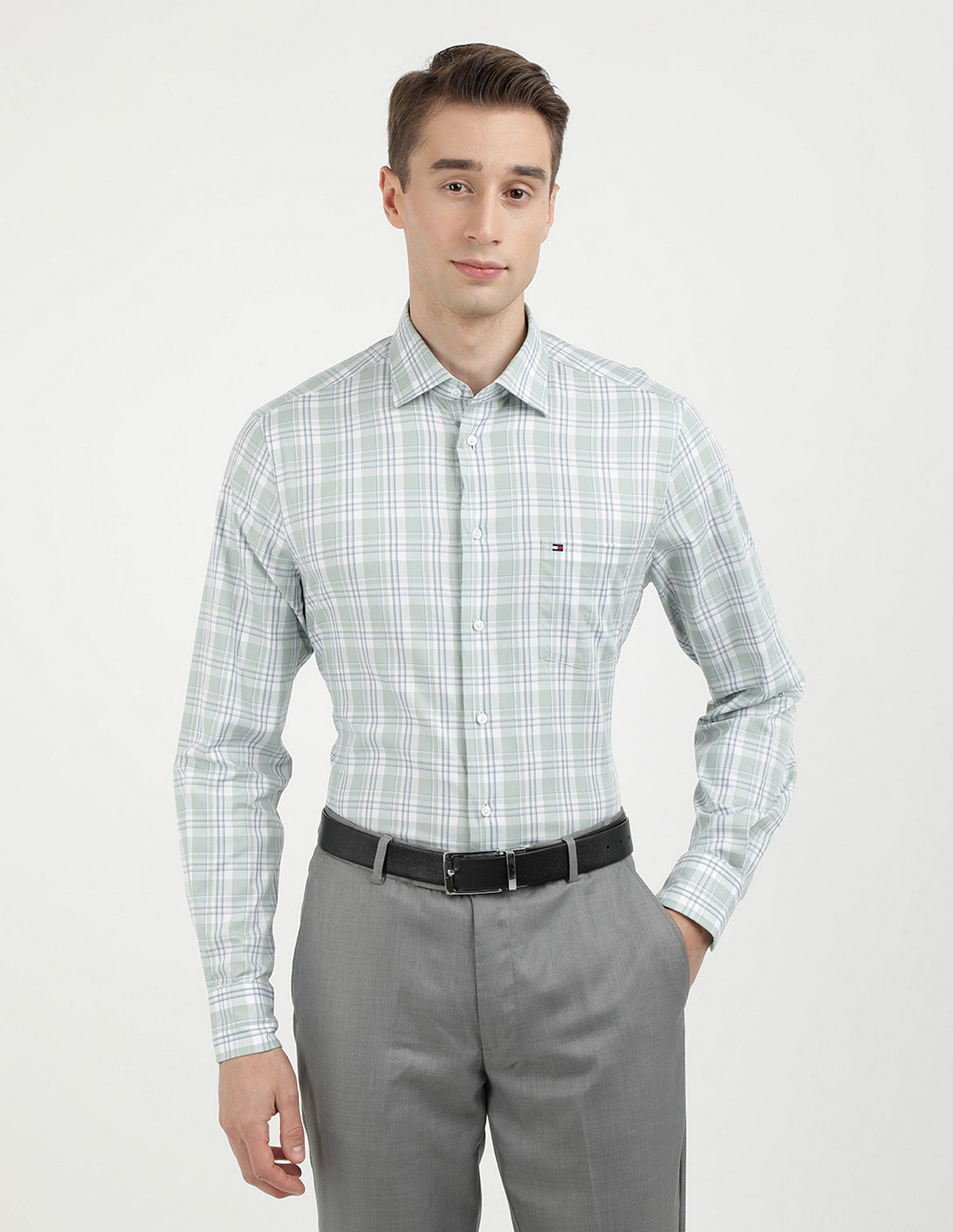 Tommy Hilfiger Light Twill Check Shirt