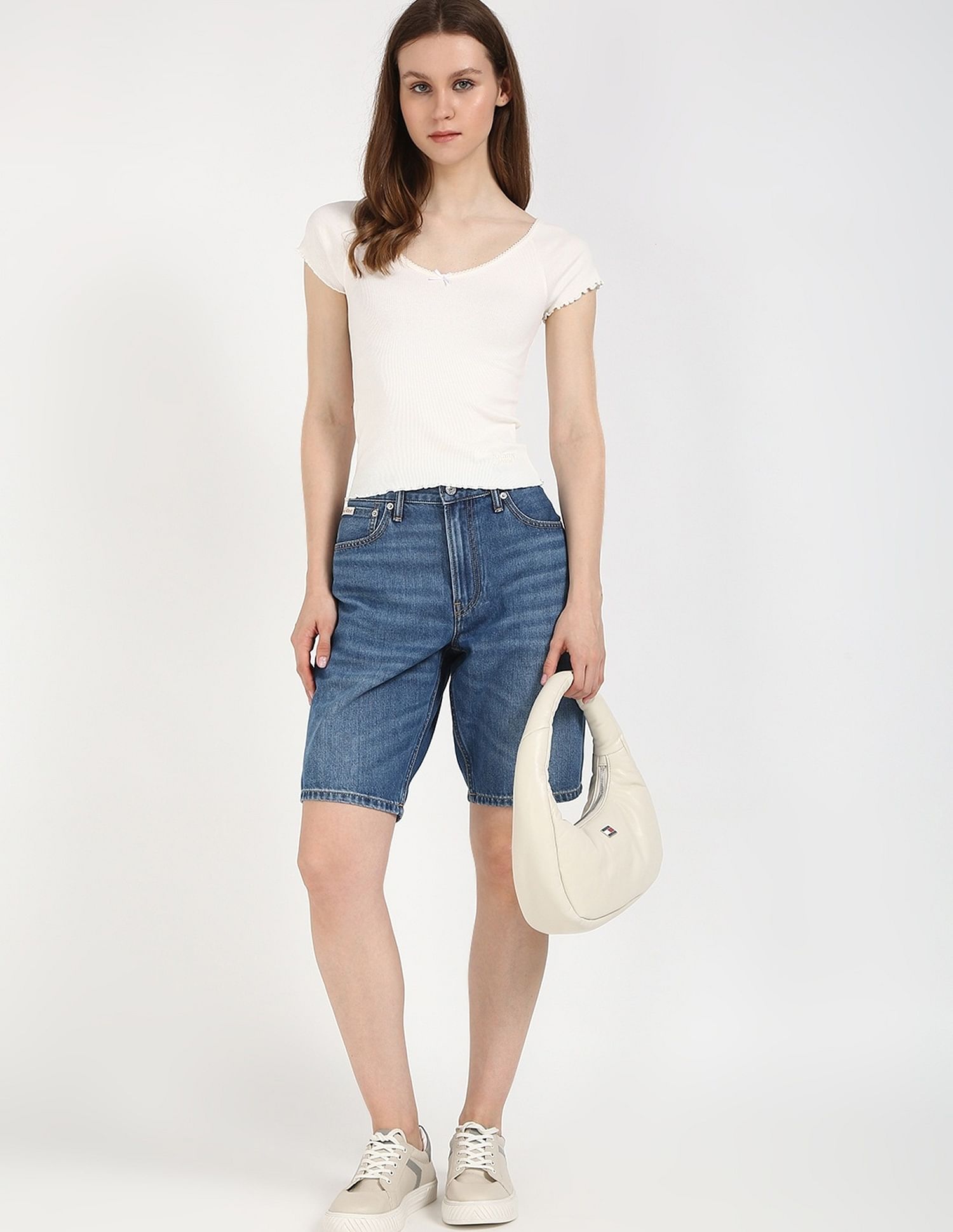 Tommy Hilfiger Slim-Fit Cotton Round Neck Top