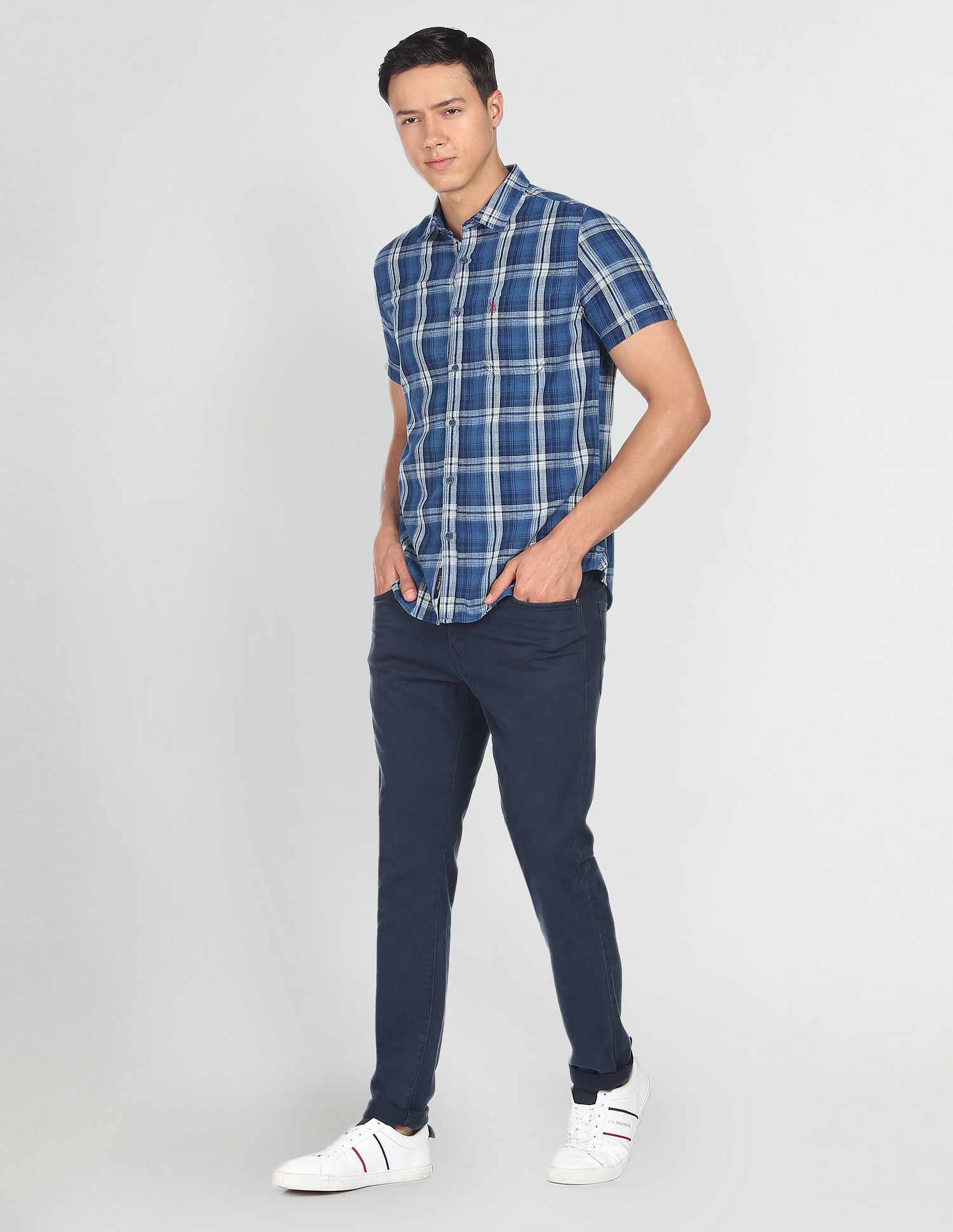 U.S. Polo Assn. Denim Co. Slub Check Shirt