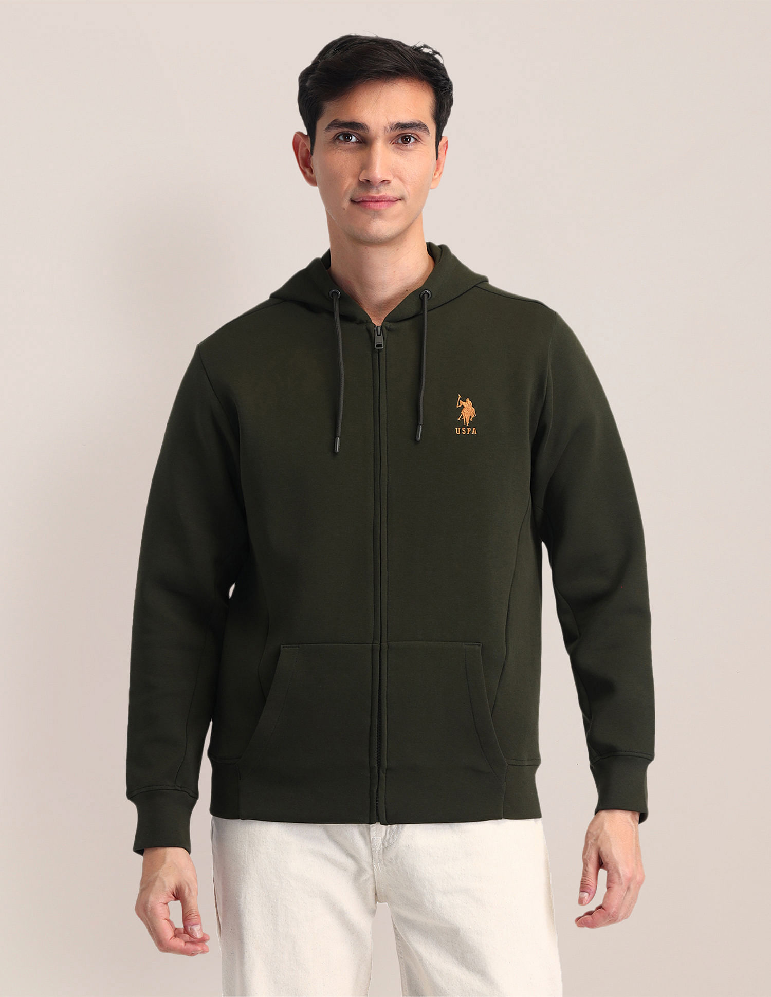 U.S. Polo Assn. Hooded Regular Fit Sweatshirt