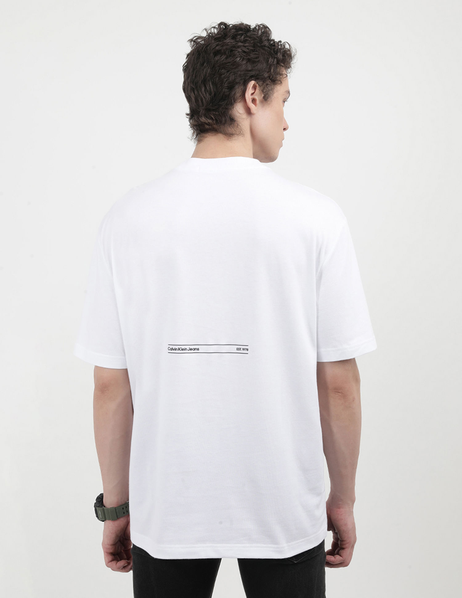 Calvin Klein Jeans Embossed Euphoric Floral T-Shirt
