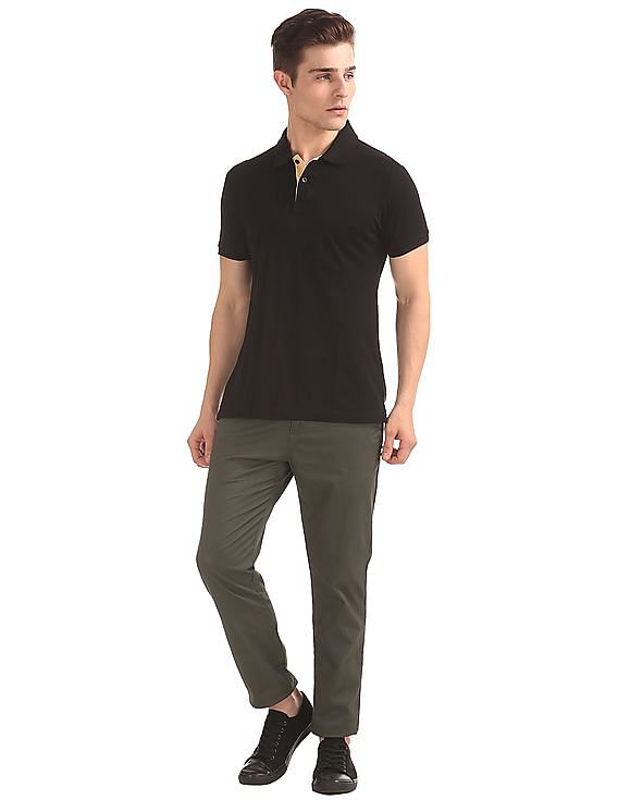 U.S. Polo Assn. Slim Fit Printed Trousers