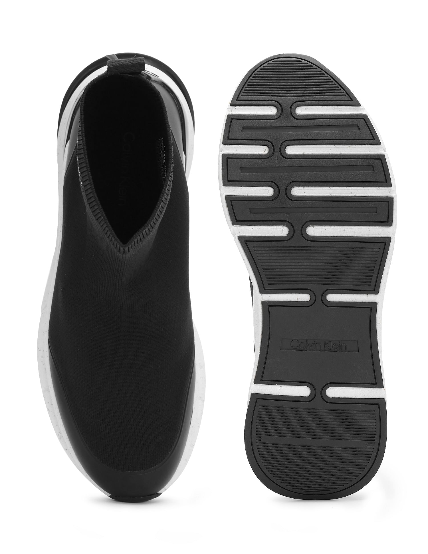 Calvin Klein Men Runner Sock Boot Sneakers