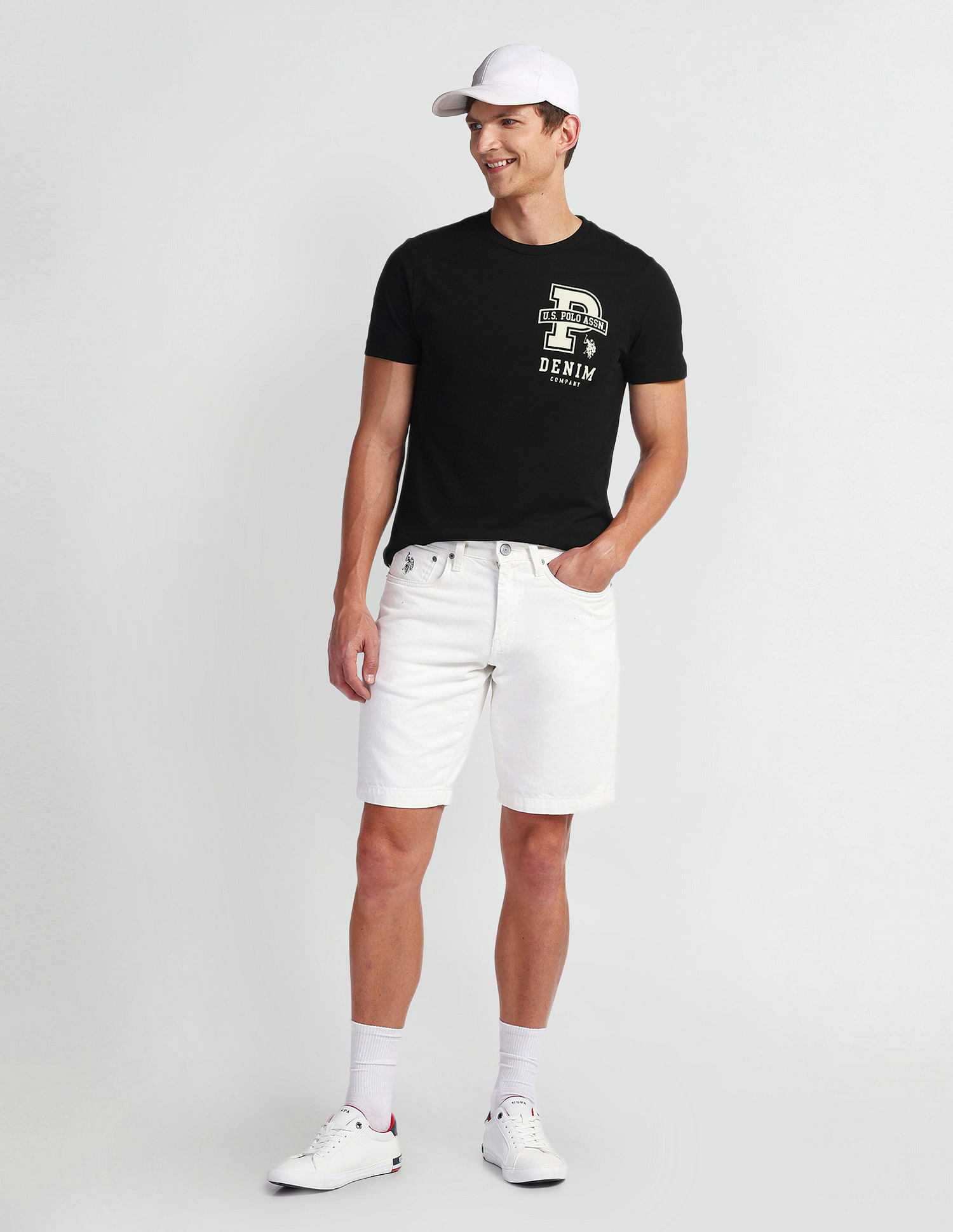 U.S. Polo Assn. Denim Co. Graphic Print Crew Neck T-Shirt