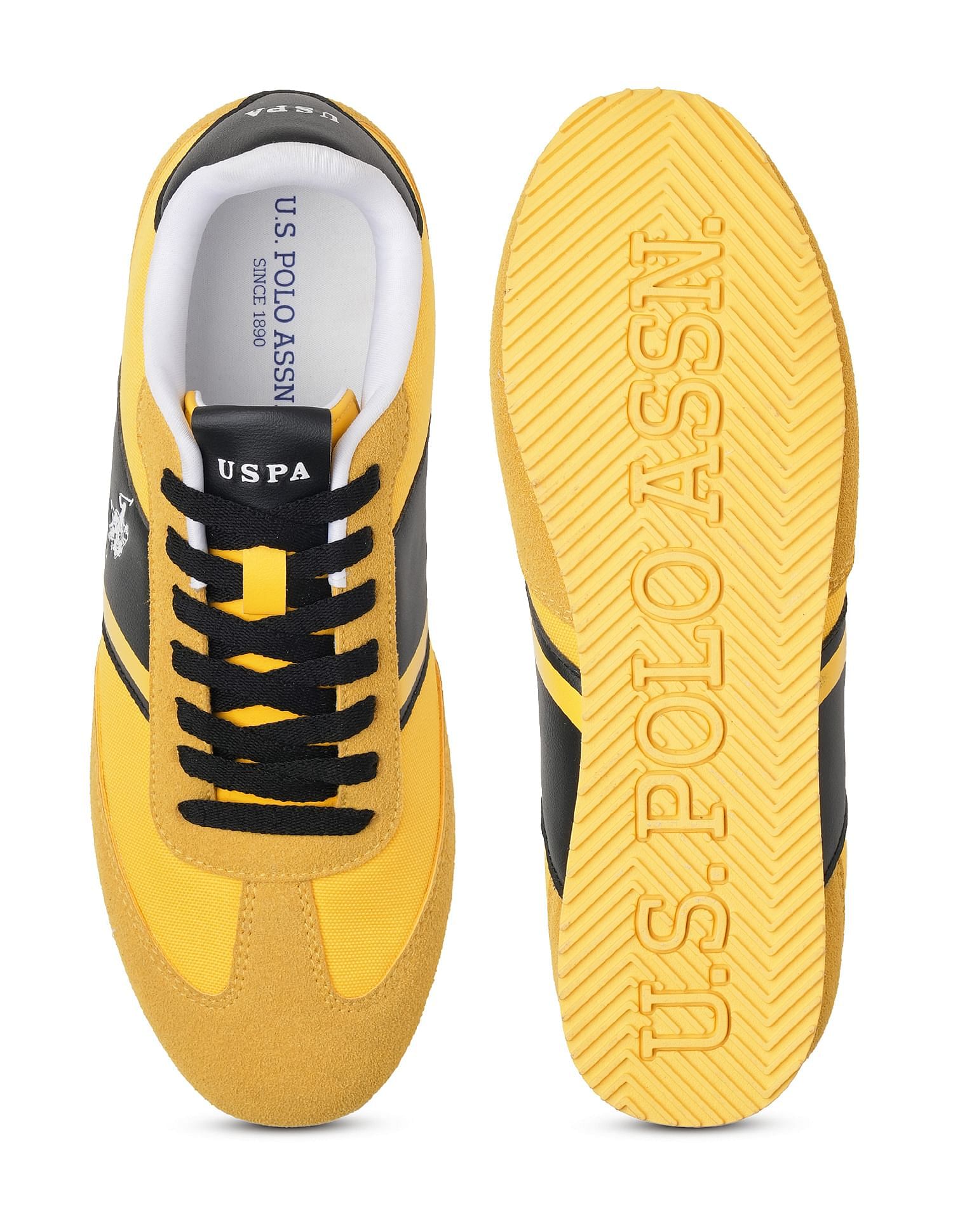 U.S. Polo Assn. Men Vadler Suede Colourblocked Sneakers