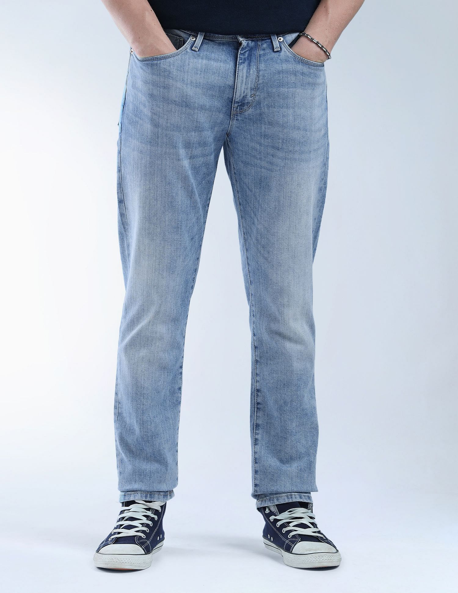 Flying Machine Freddie Slim Straight Fit Authentic Premium Jeans