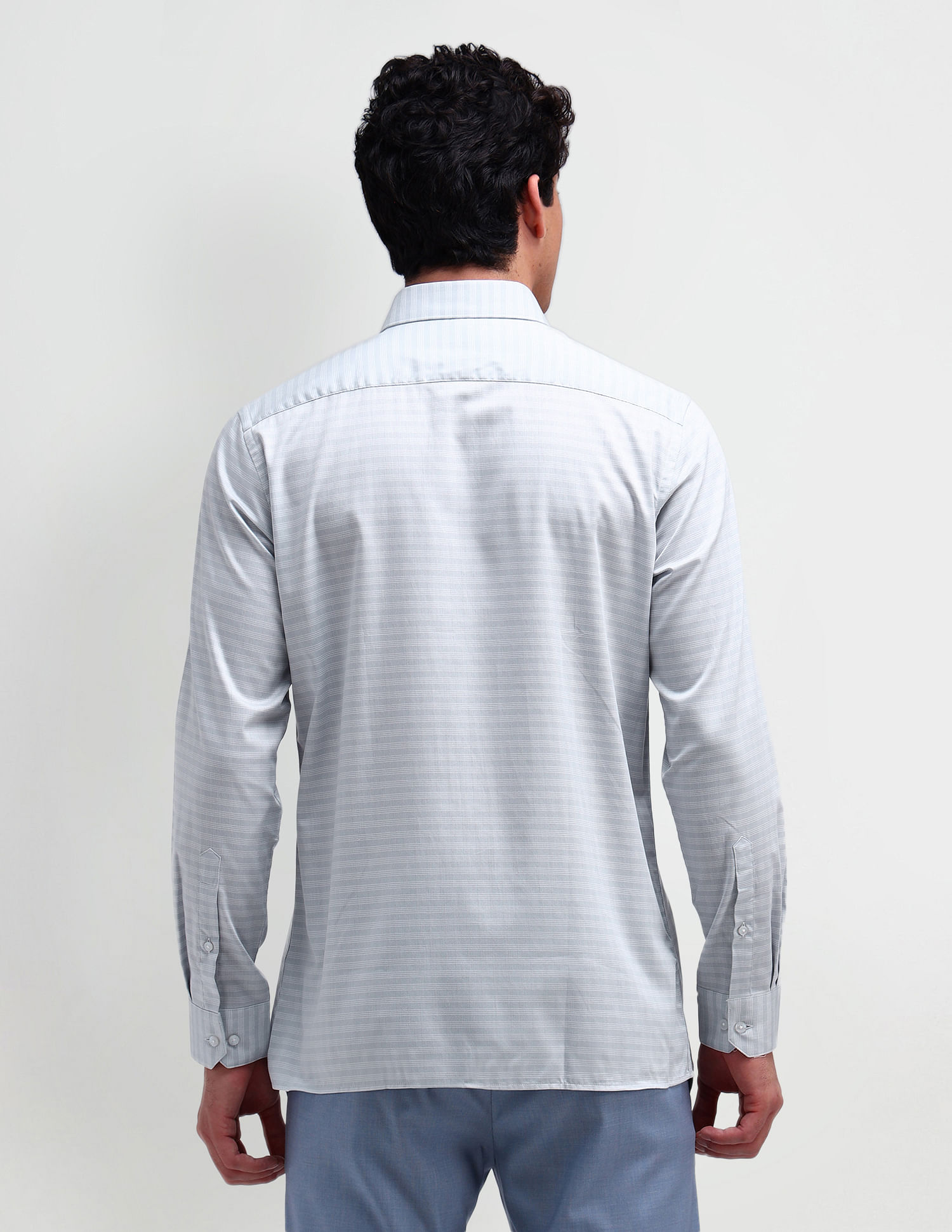 Arrow Horizontal Striped Dobby Shirt