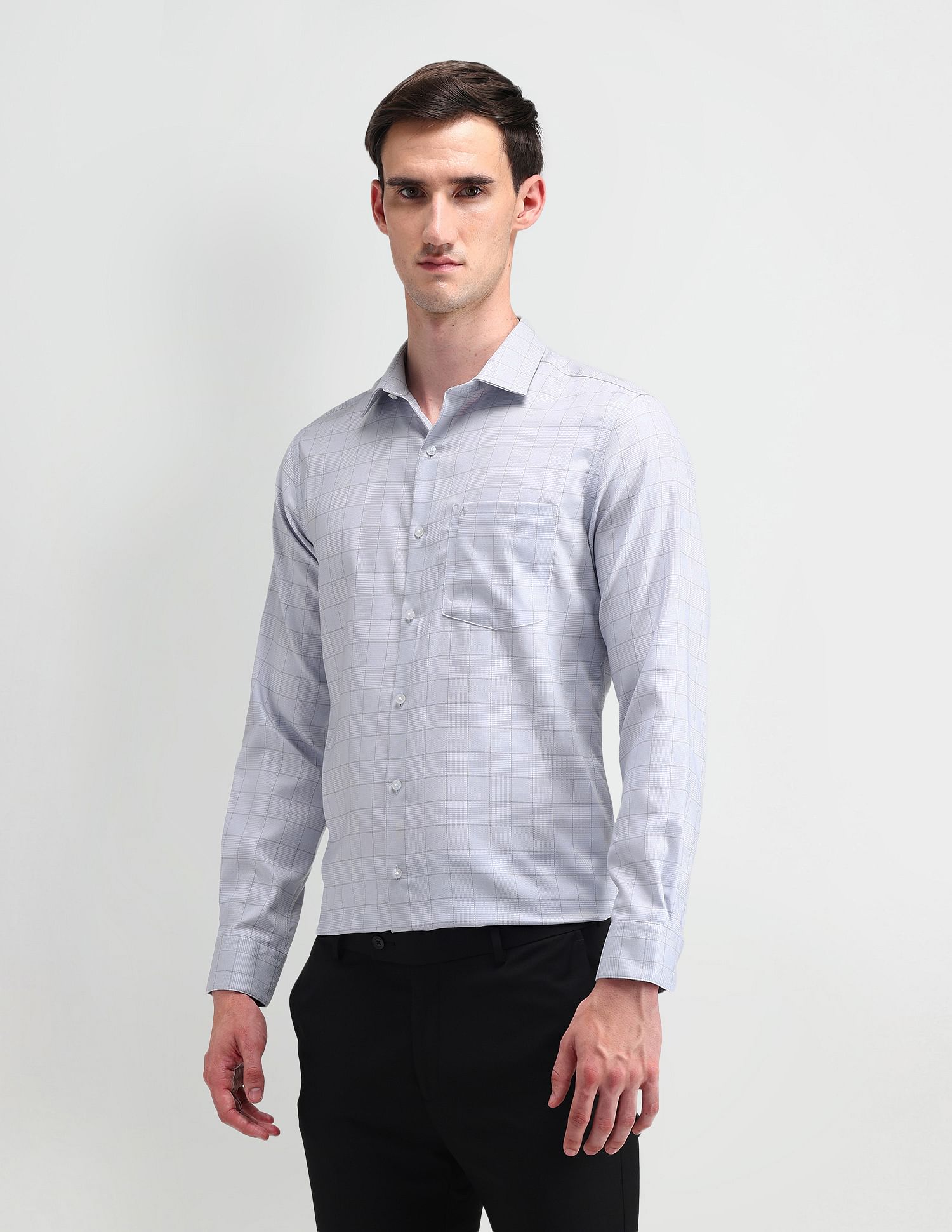 Arrow Liberty Classic Fit Plaid Checked Shirt