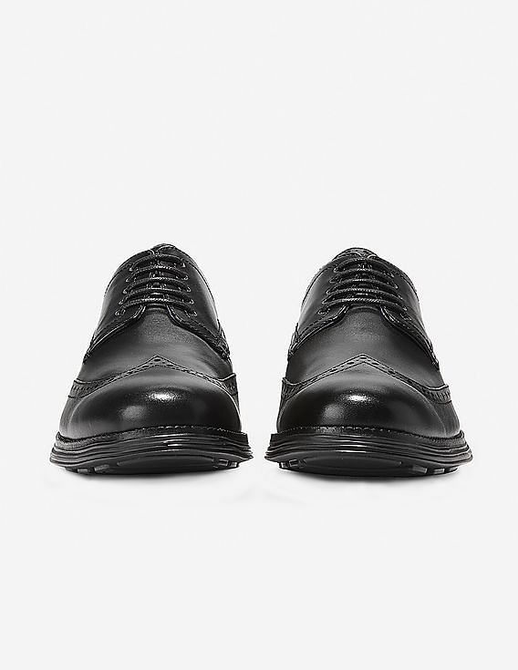 Cole Haan Men Black ØriginalGrand Wingtip Oxford