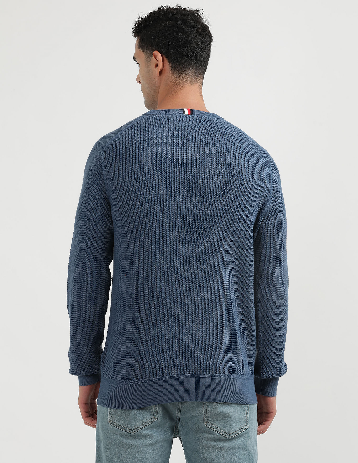 Tommy Hilfiger Refined Structure Organic Cotton Sweater