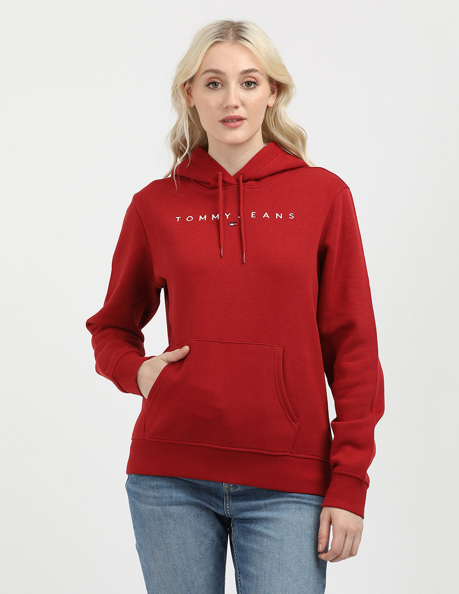 Tommy Hilfiger Regular Fit Linear Hooded Sweatshirt