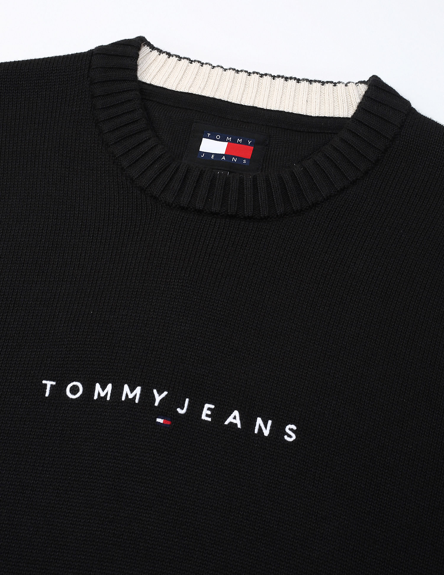 Tommy Hilfiger Slim Linear Logo Sweater