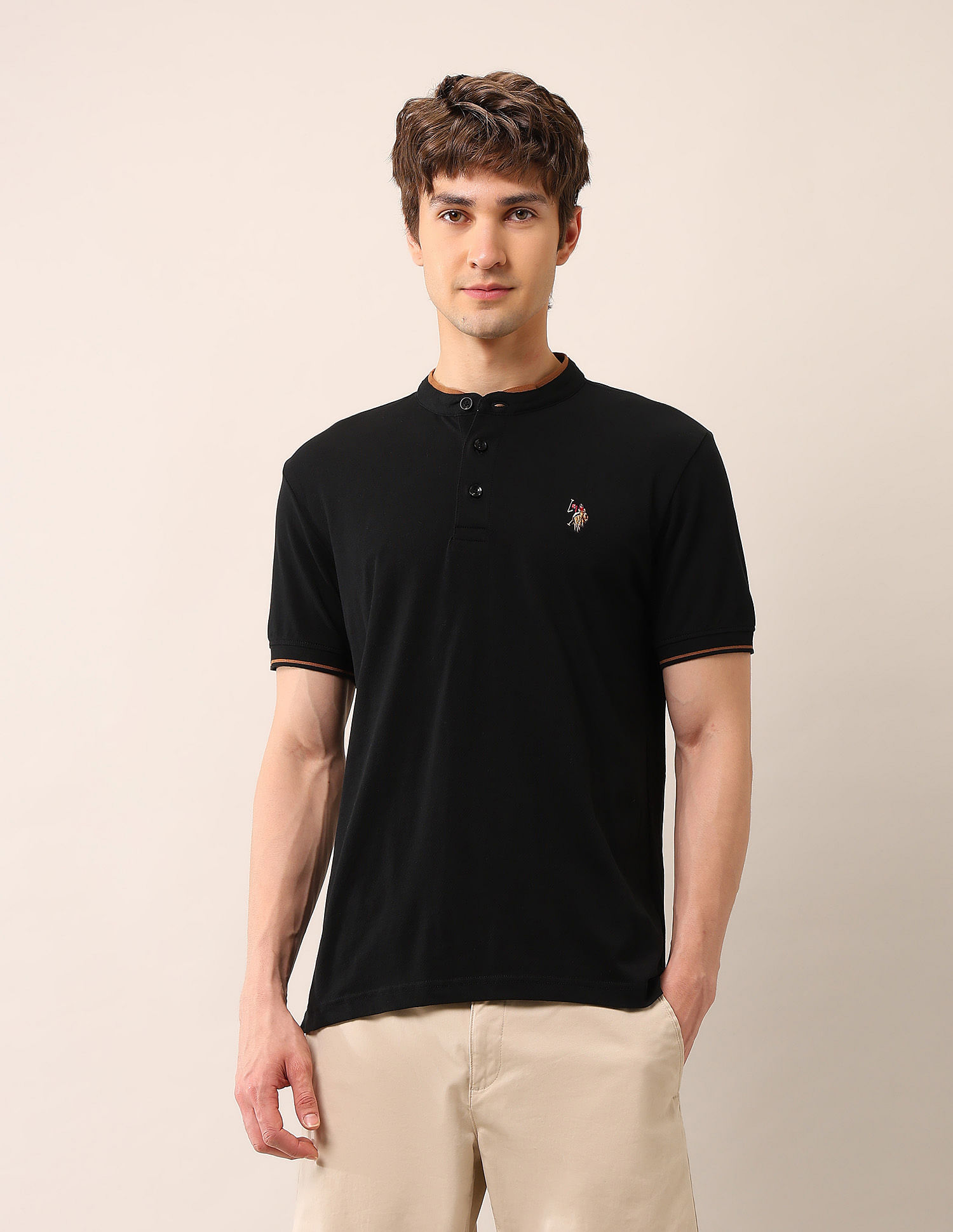 U.S. Polo Assn. Denim Co. Muscle Fit Pure Cotton Polo Shirt