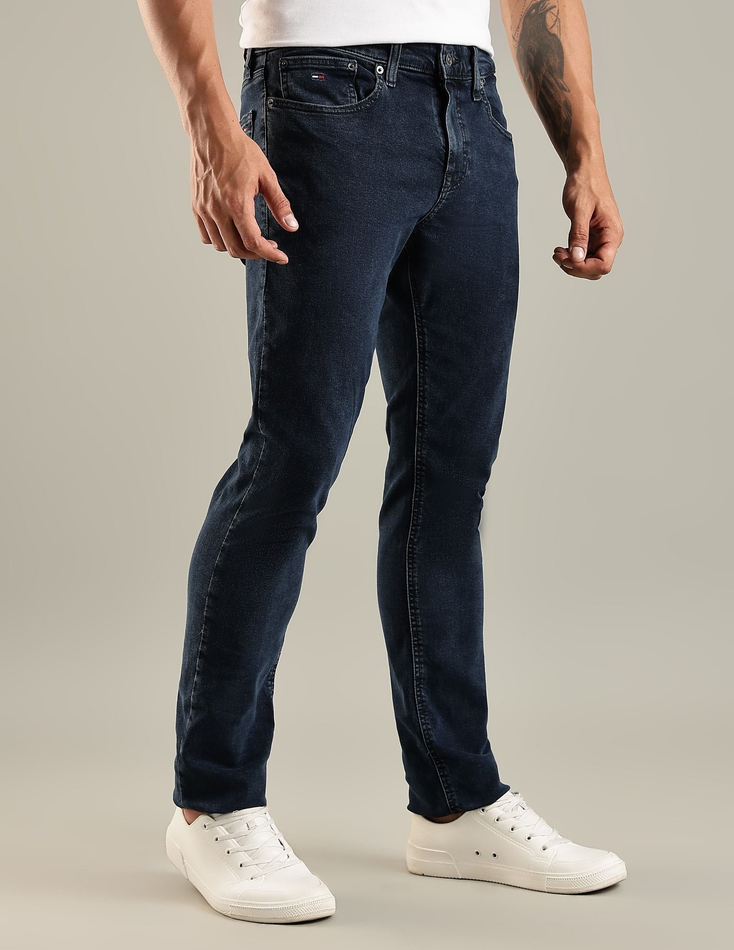 Tommy Hilfiger Slim Fit Mid Rise Jeans