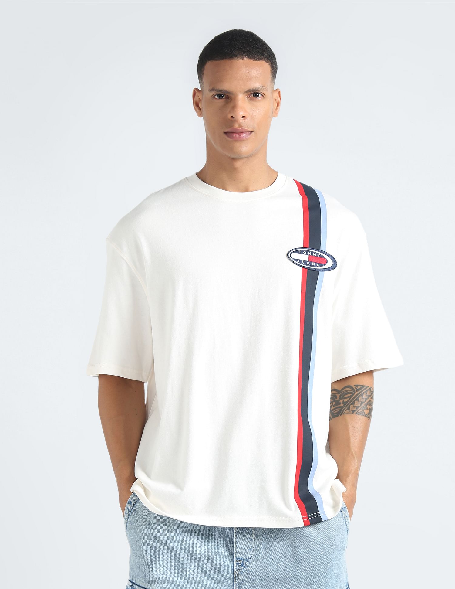 Tommy Hilfiger Archive Stripe Oversized T-Shirts