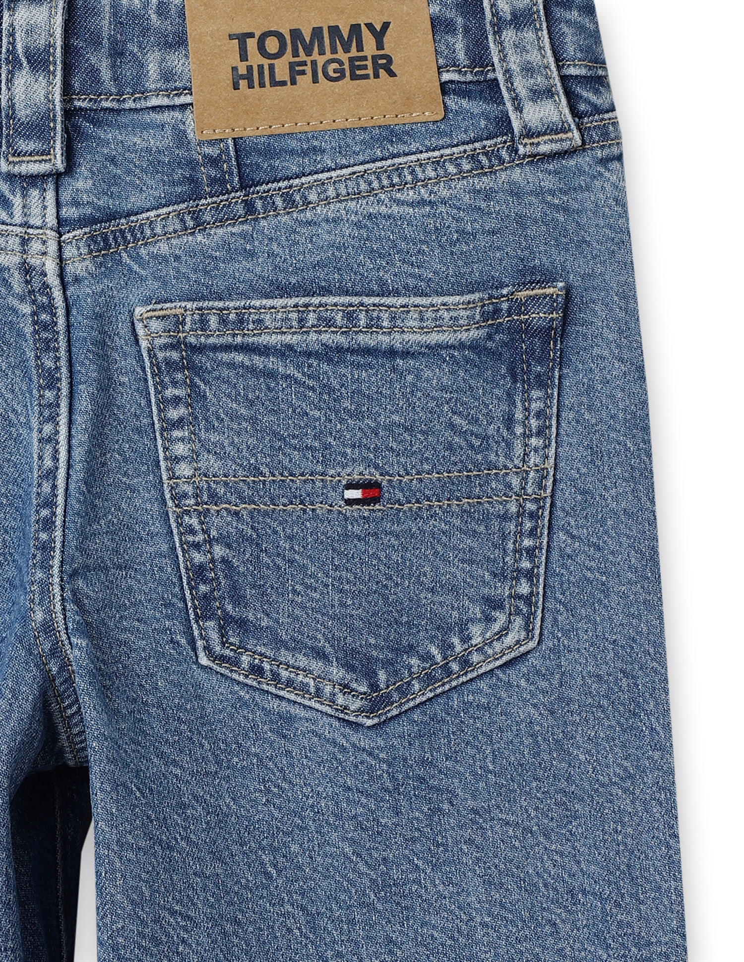 Tommy Hilfiger Kids Girls Straight Fit Jeans