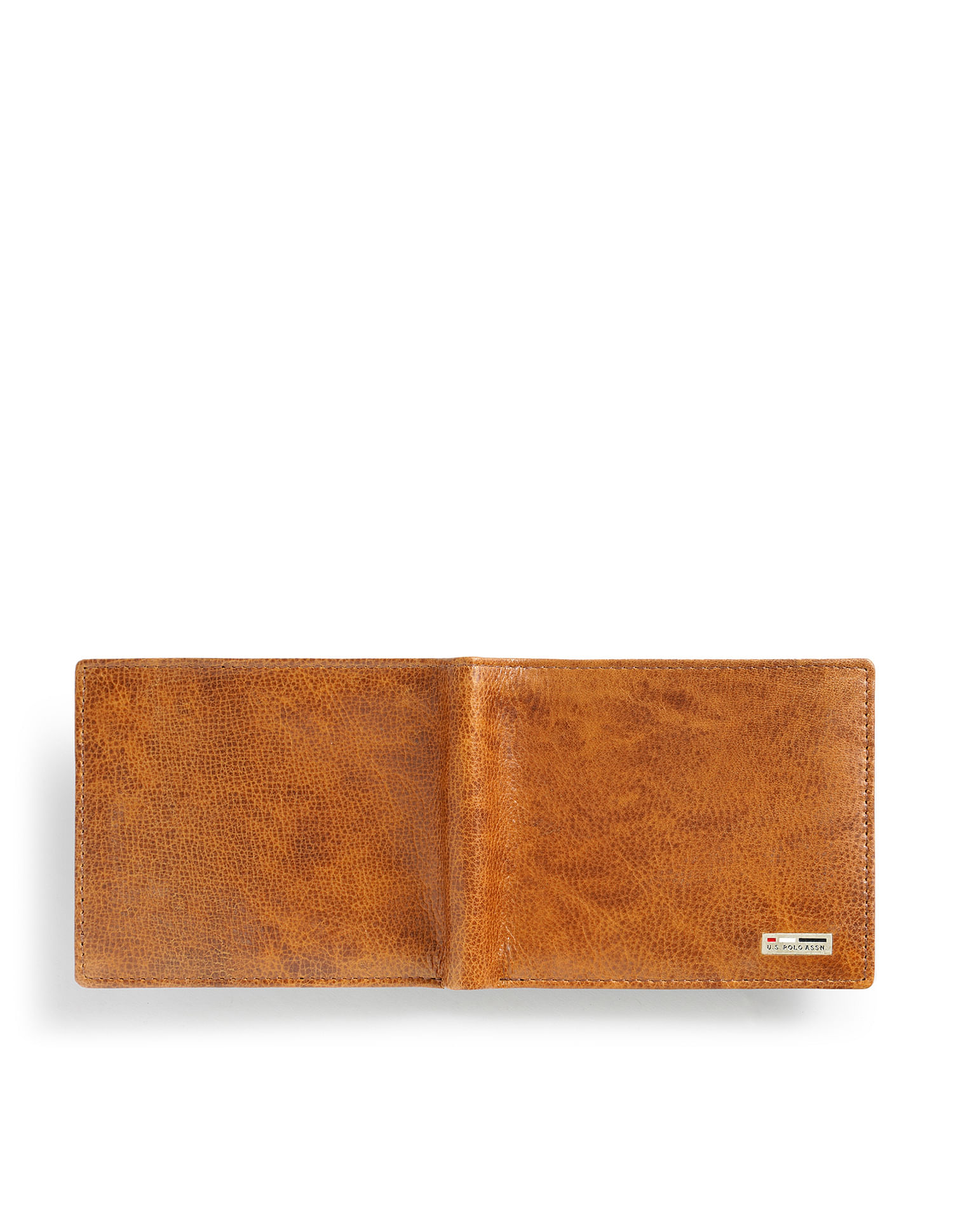 U.S. Polo Assn. Bi-Fold Textured Leather Wallet