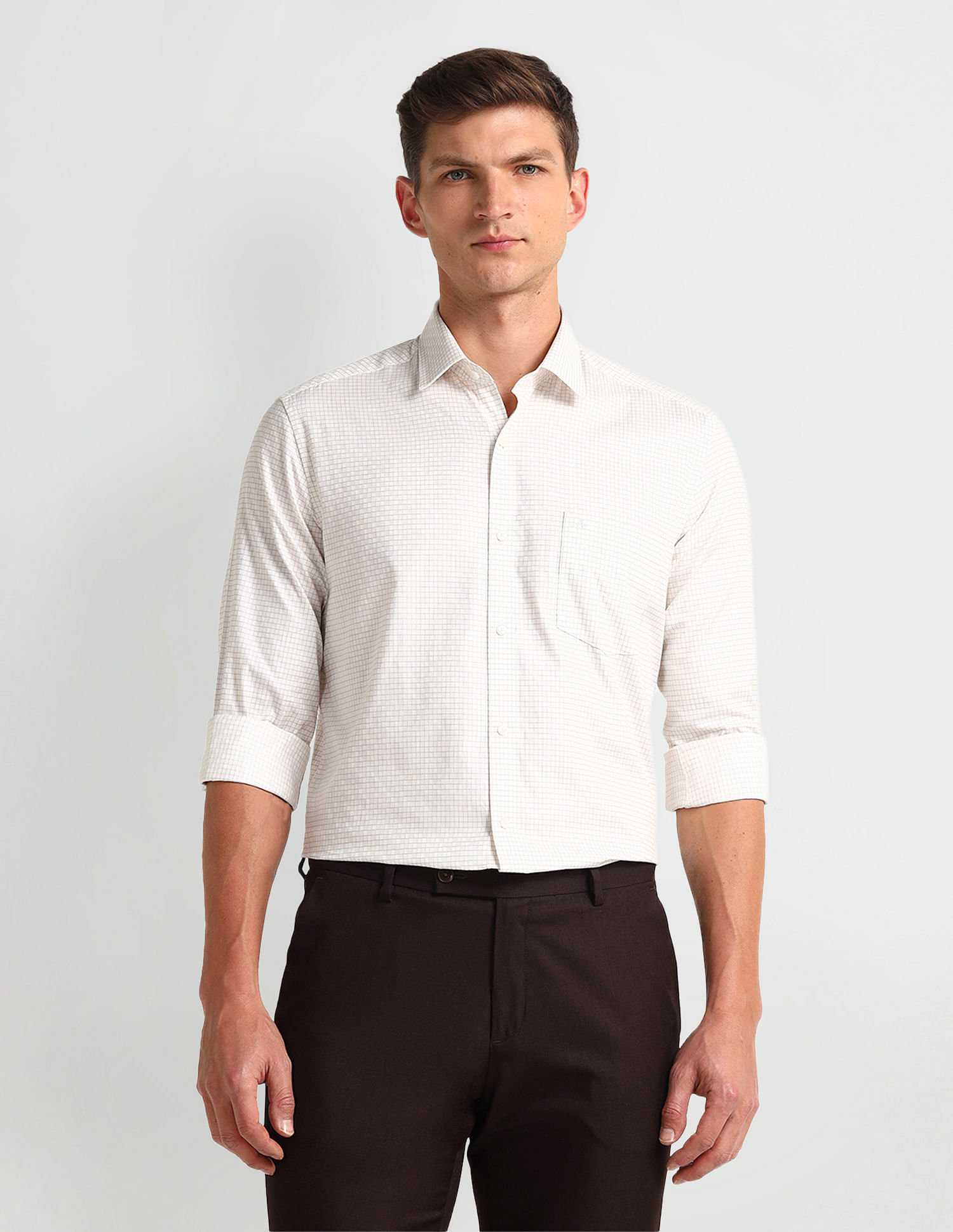 Arrow Manhattan Slim Dobby Shirt