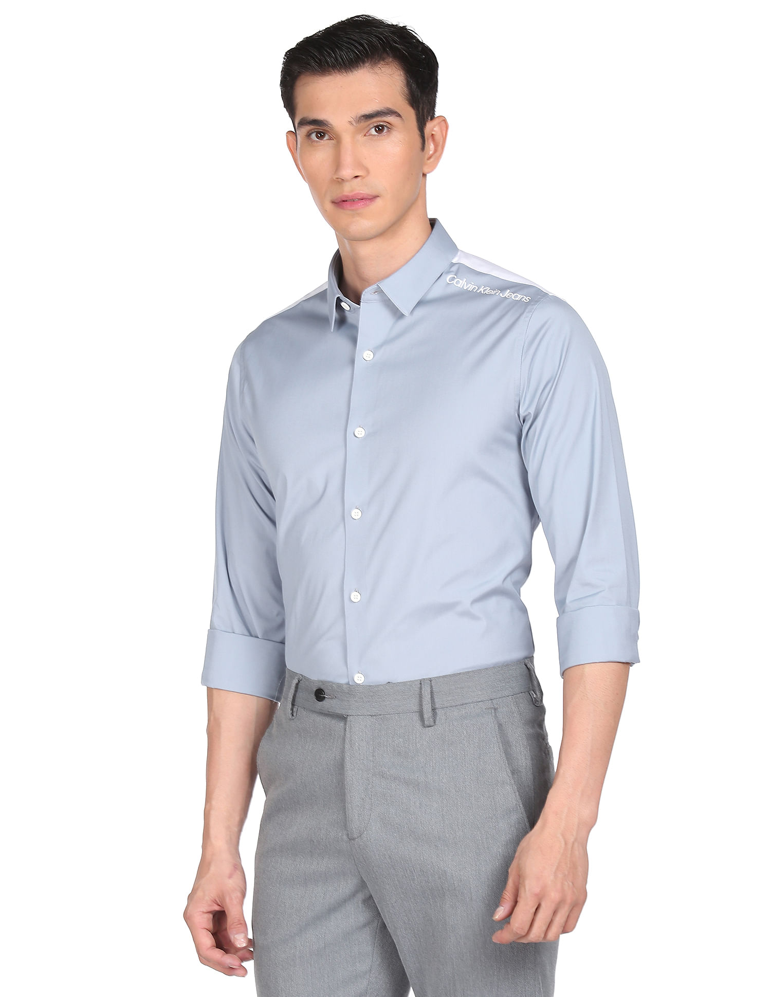 Buy Blue Shirts for Men by Calvin Klein Jeans Online